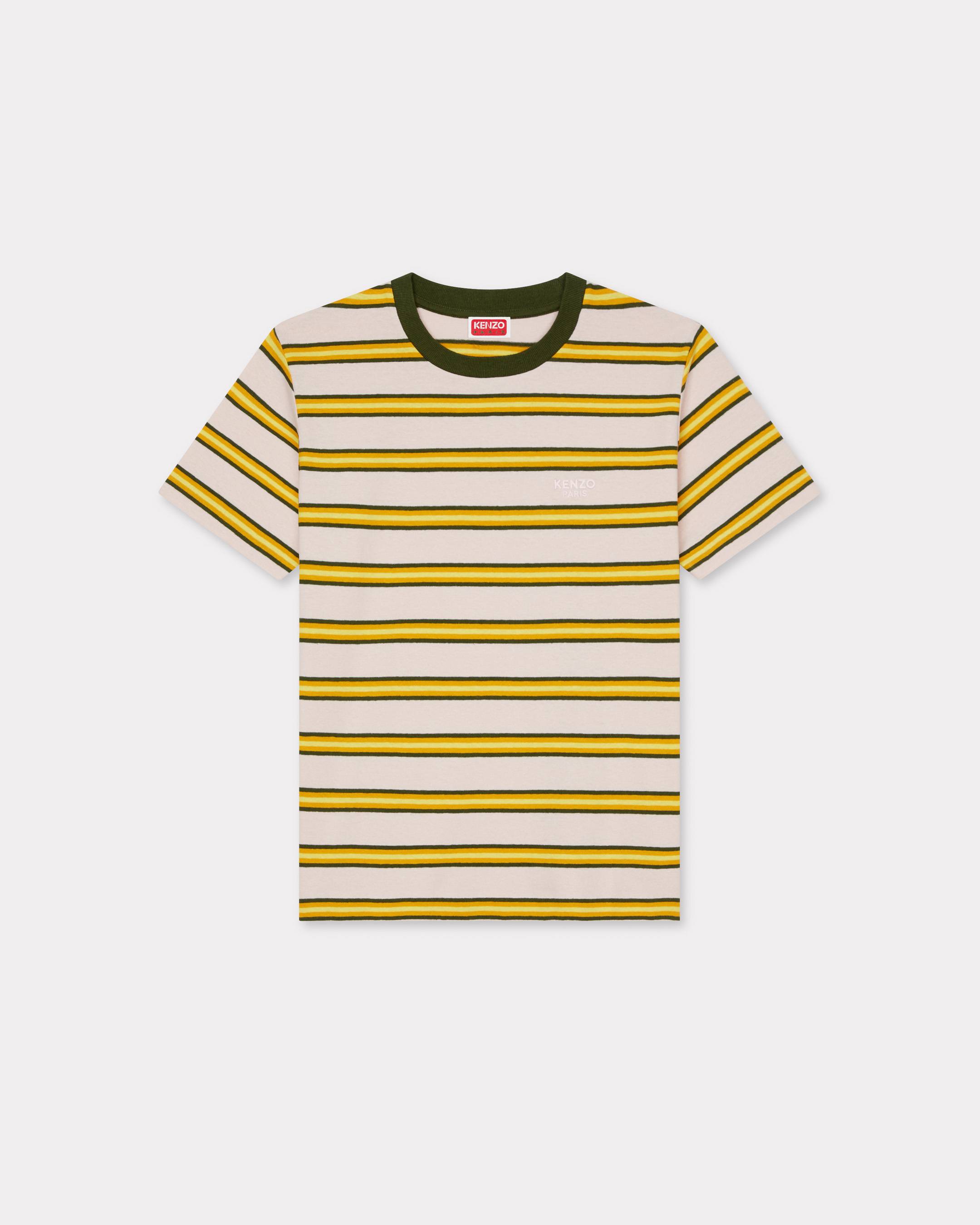 KENZO 'Kenzo Coast Lines' Loose T-shirt In Cotton Linen Faded Pink Womens - Size S