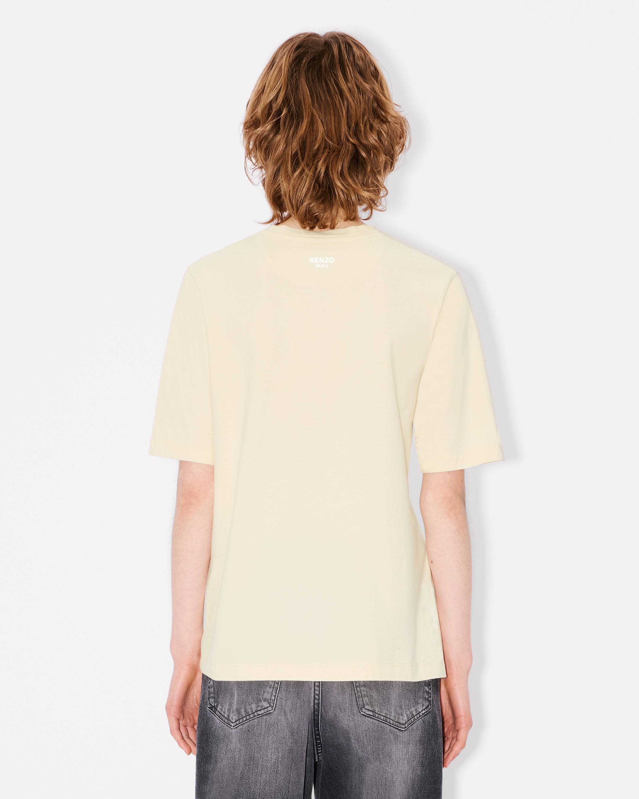 T-shirt à pin et détail drapé 'Boke Flower' en coton
