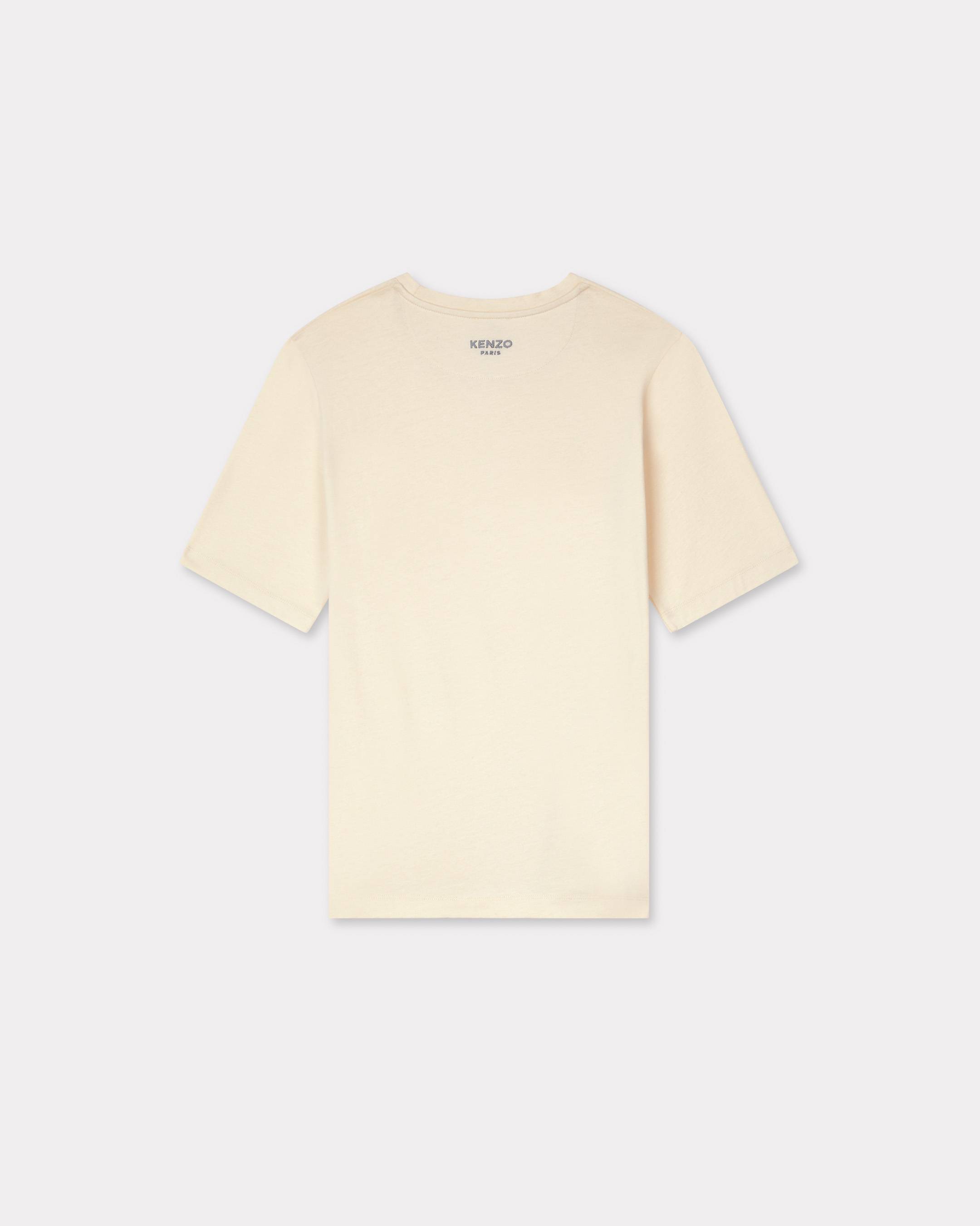 T-shirt à pin et détail drapé 'Boke Flower' en coton