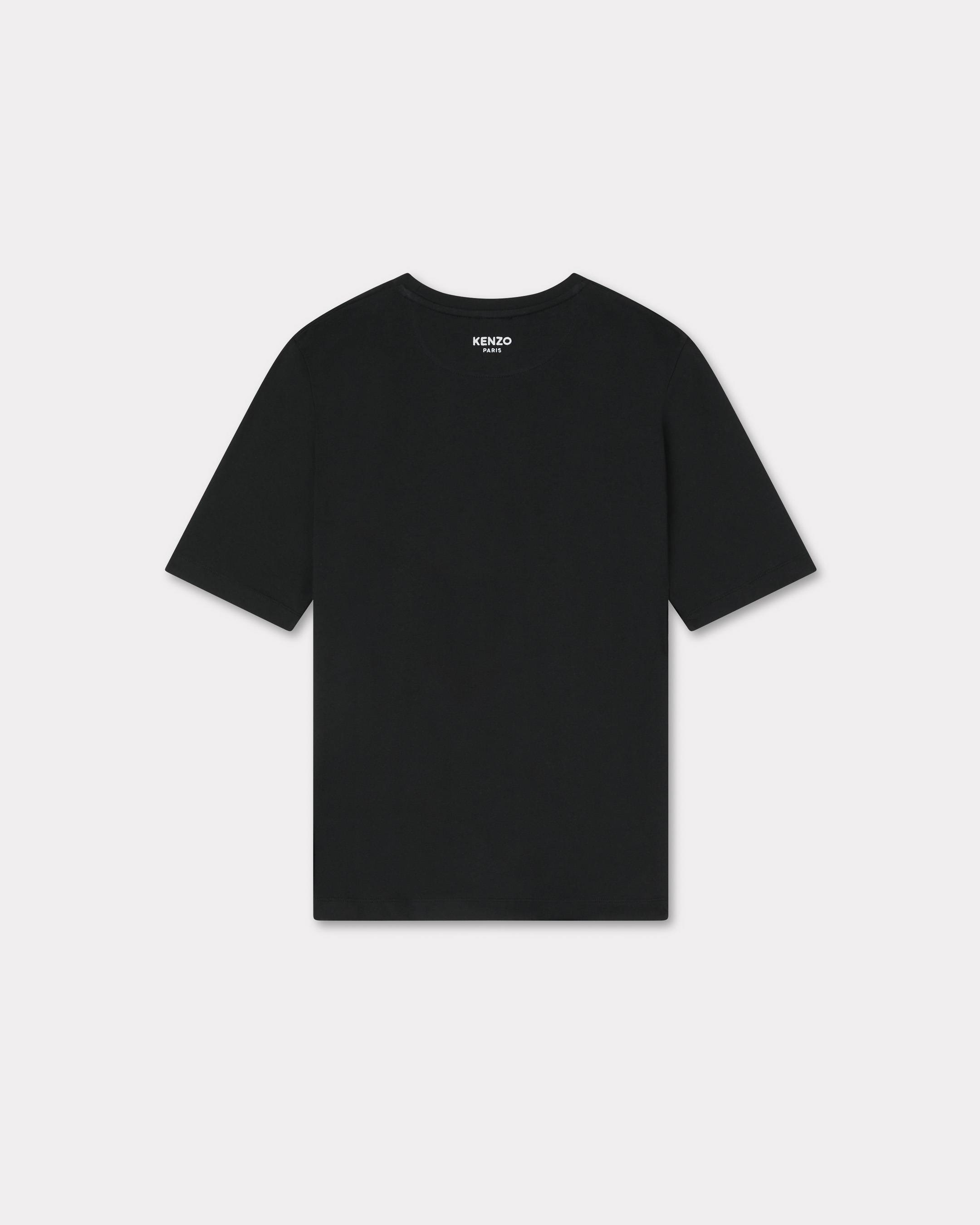 T-shirt à pin et détail drapé 'Boke Flower' en coton