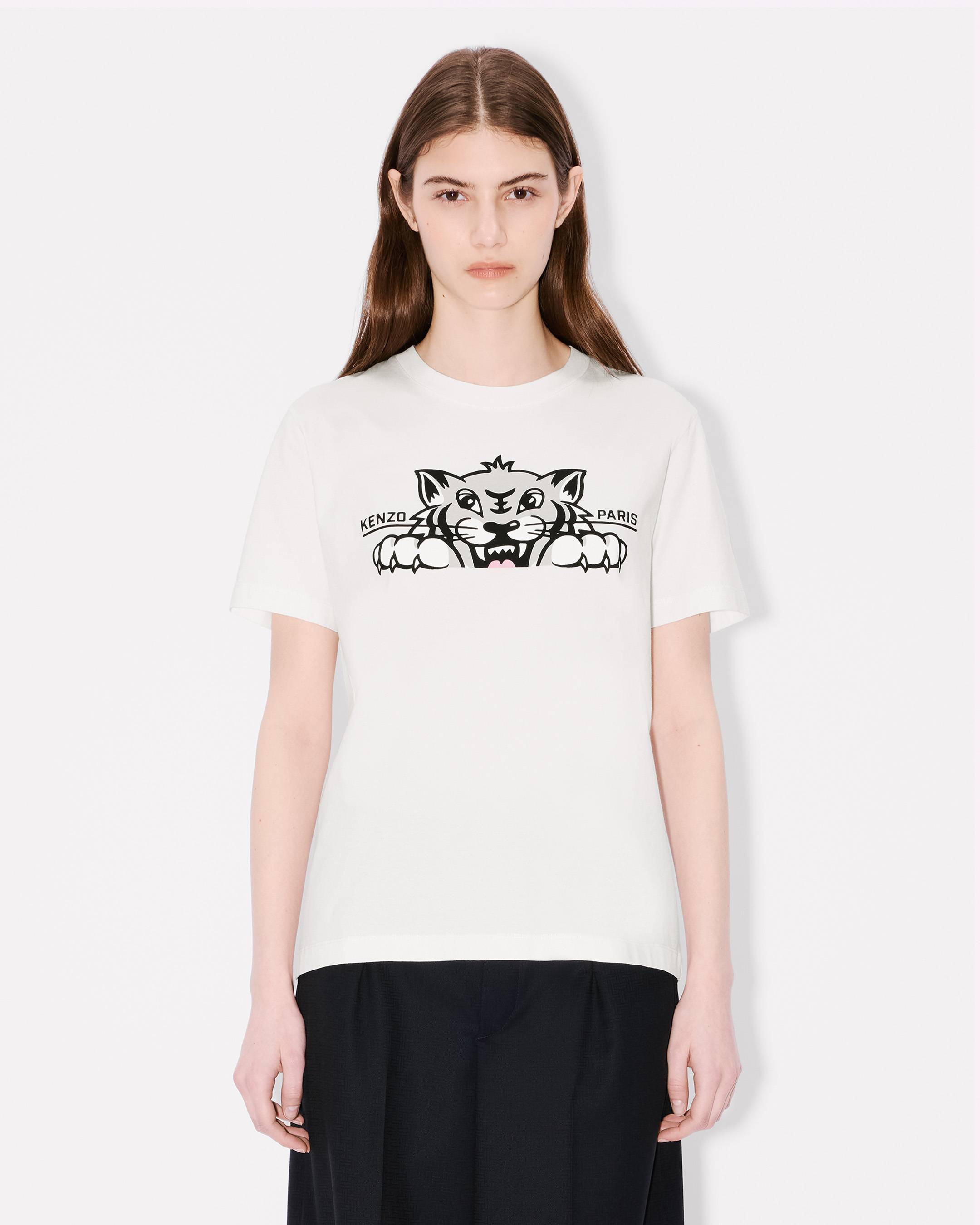 'KENZO Happy Tiger' loose T-shirt in cotton
