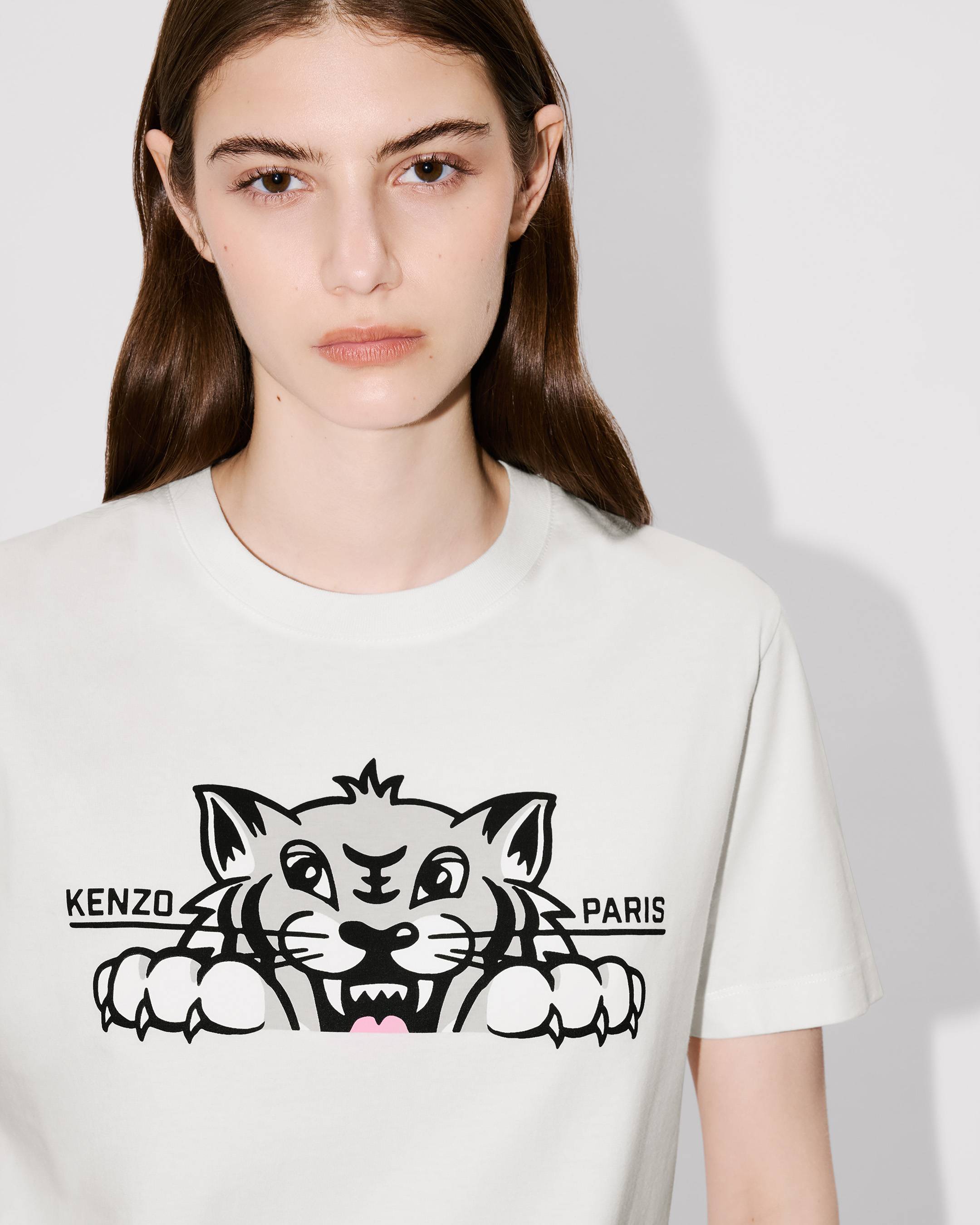 'KENZO Happy Tiger' loose T-shirt in cotton