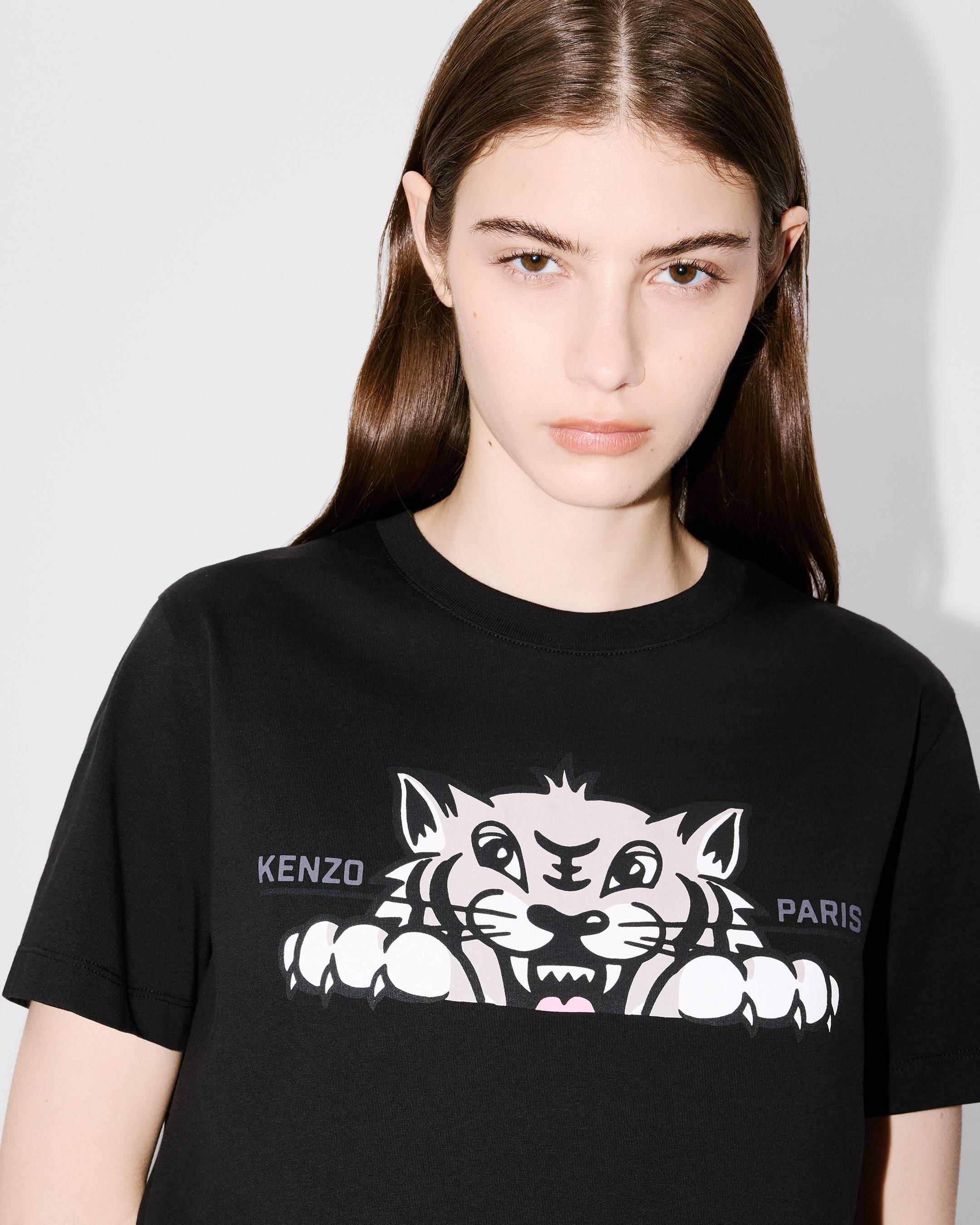 'KENZO Happy Tiger' loose T-shirt in cotton