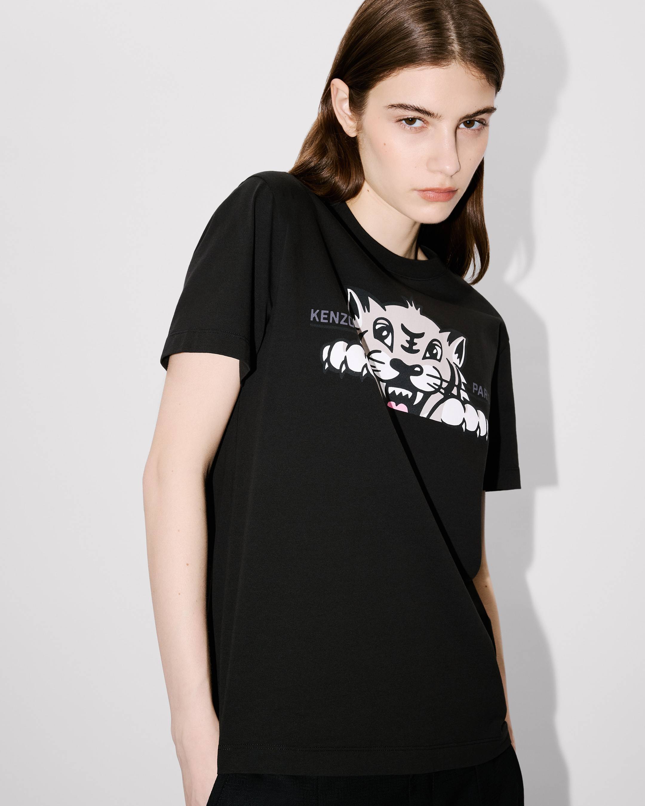 'KENZO Happy Tiger' loose T-shirt in cotton