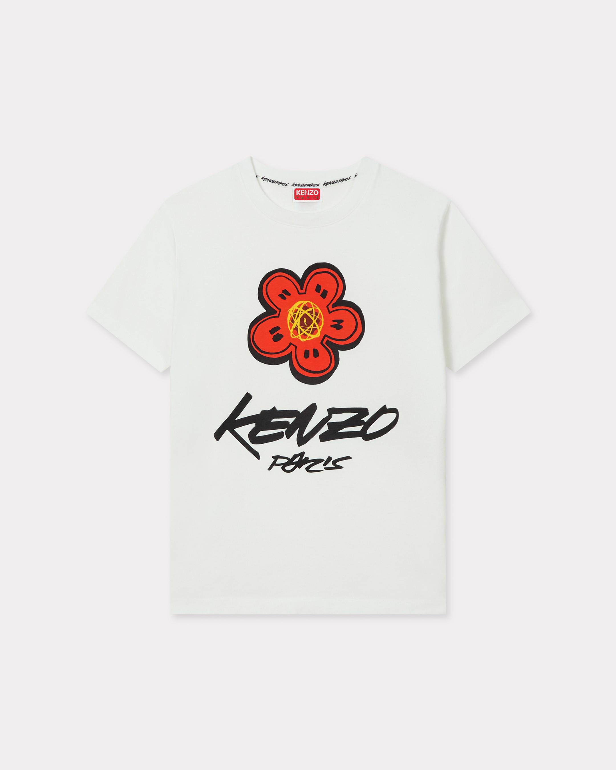 KENZO 'Kenzo x Futura 2000' Loose T-shirt In Cotton Off White - Womens Size Xl