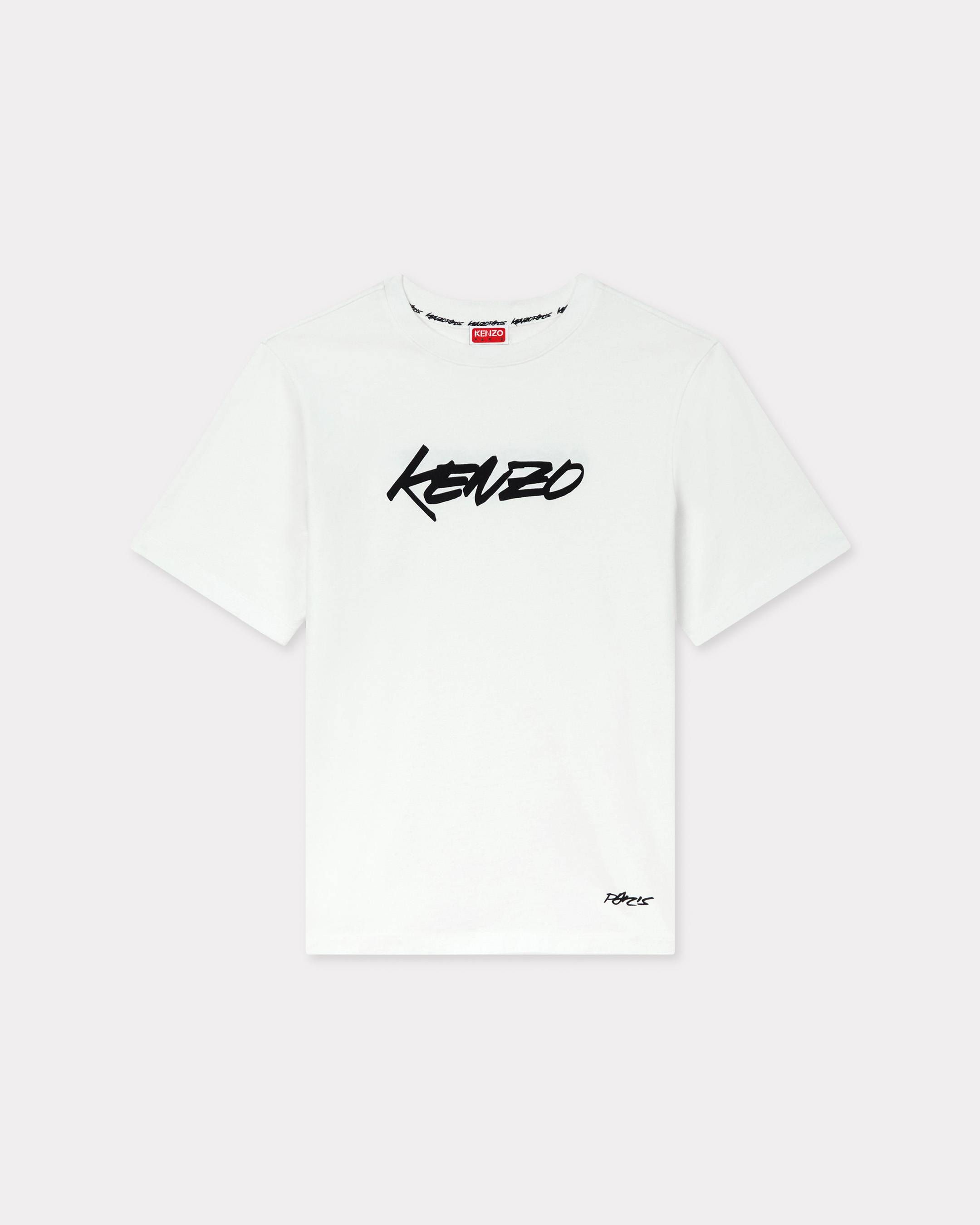 KENZO 'KENZO x Futura 2000' T-shirt, Woman, White, S, Cotton