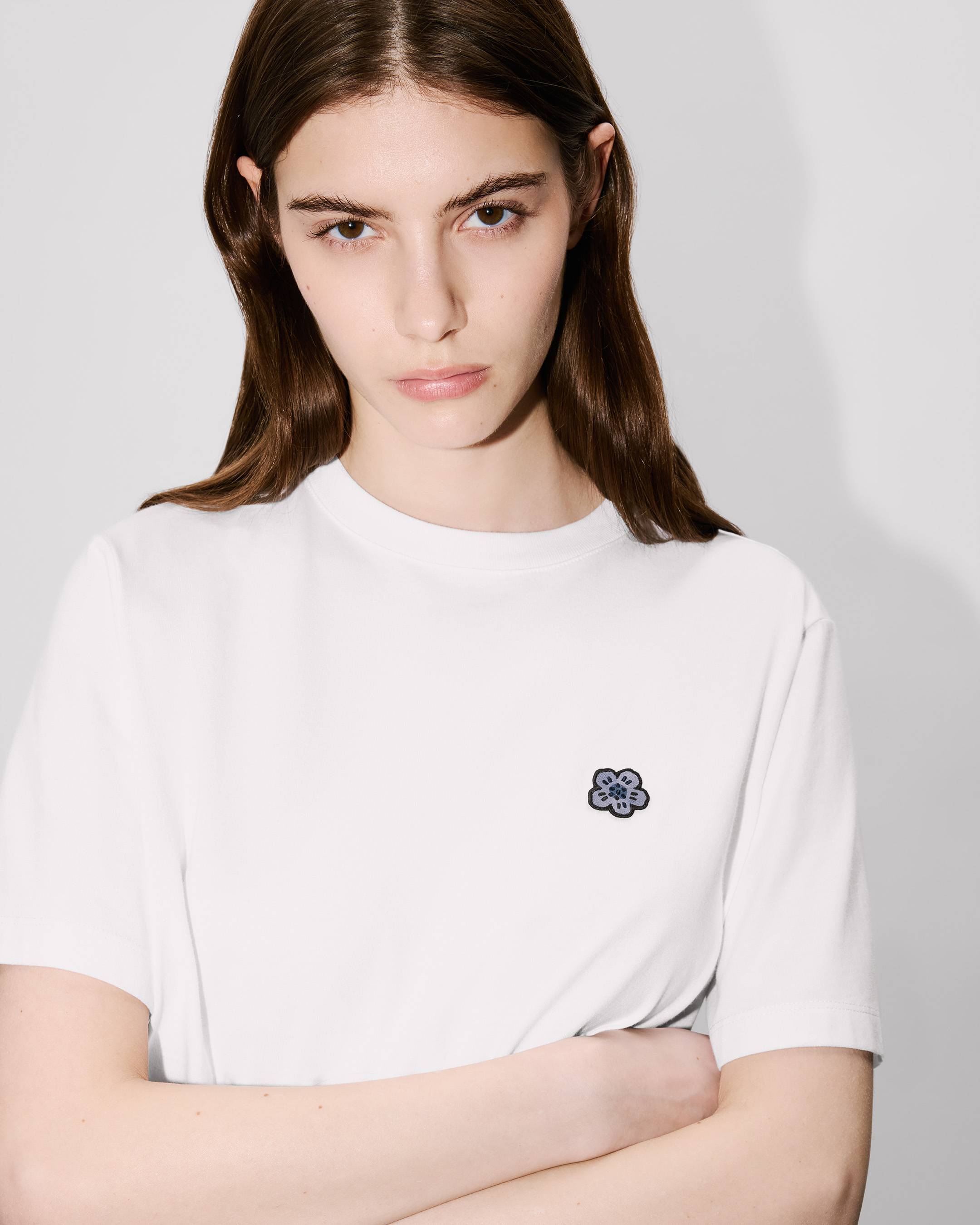 Tシャツ・カットソー KENZO FW25 (FF62TS5564SG 02) Boke Flower' embroidered relax T-shirt | Women's | KENZO
