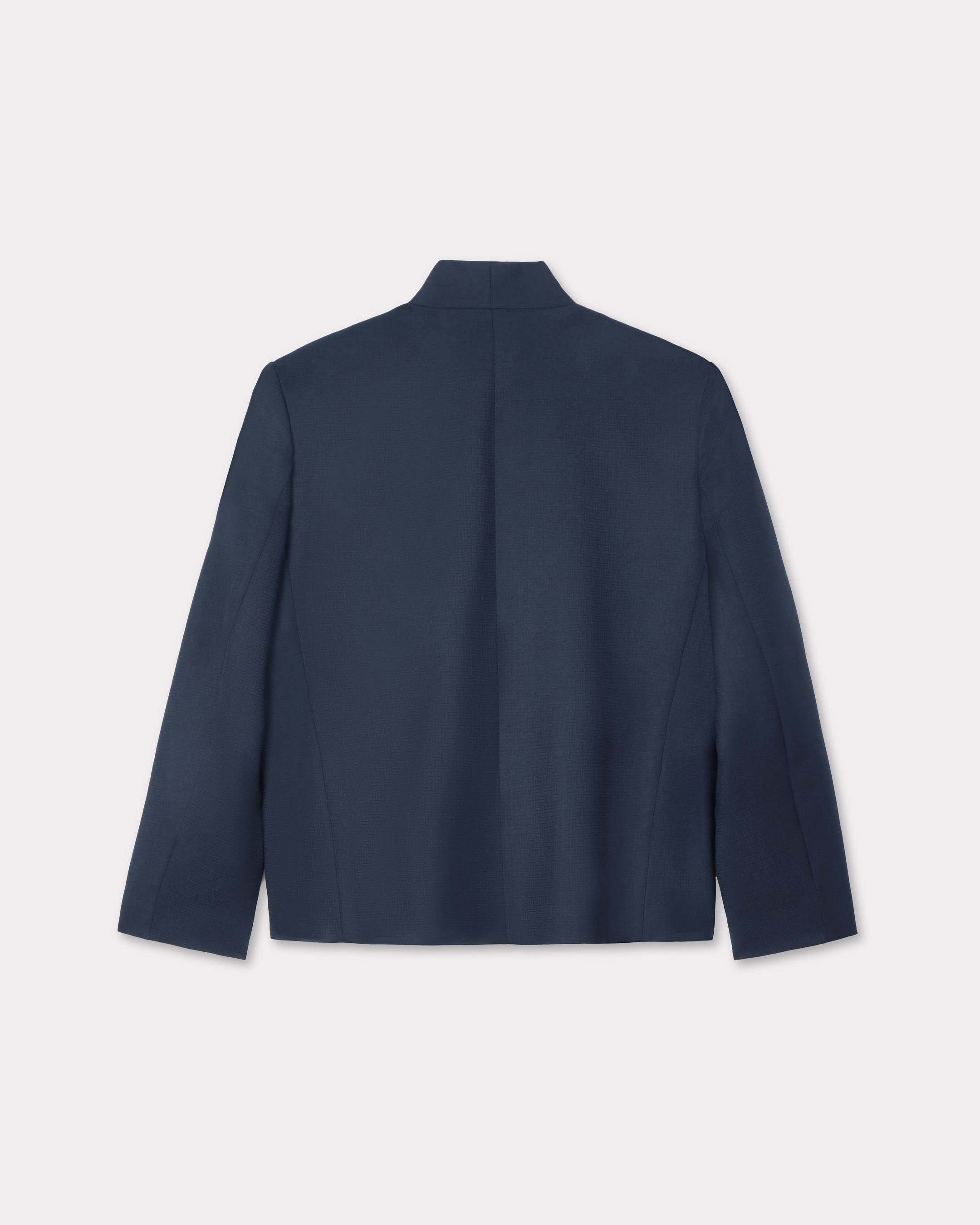 'KENZO Weave' kimono blazer in wool jacquard