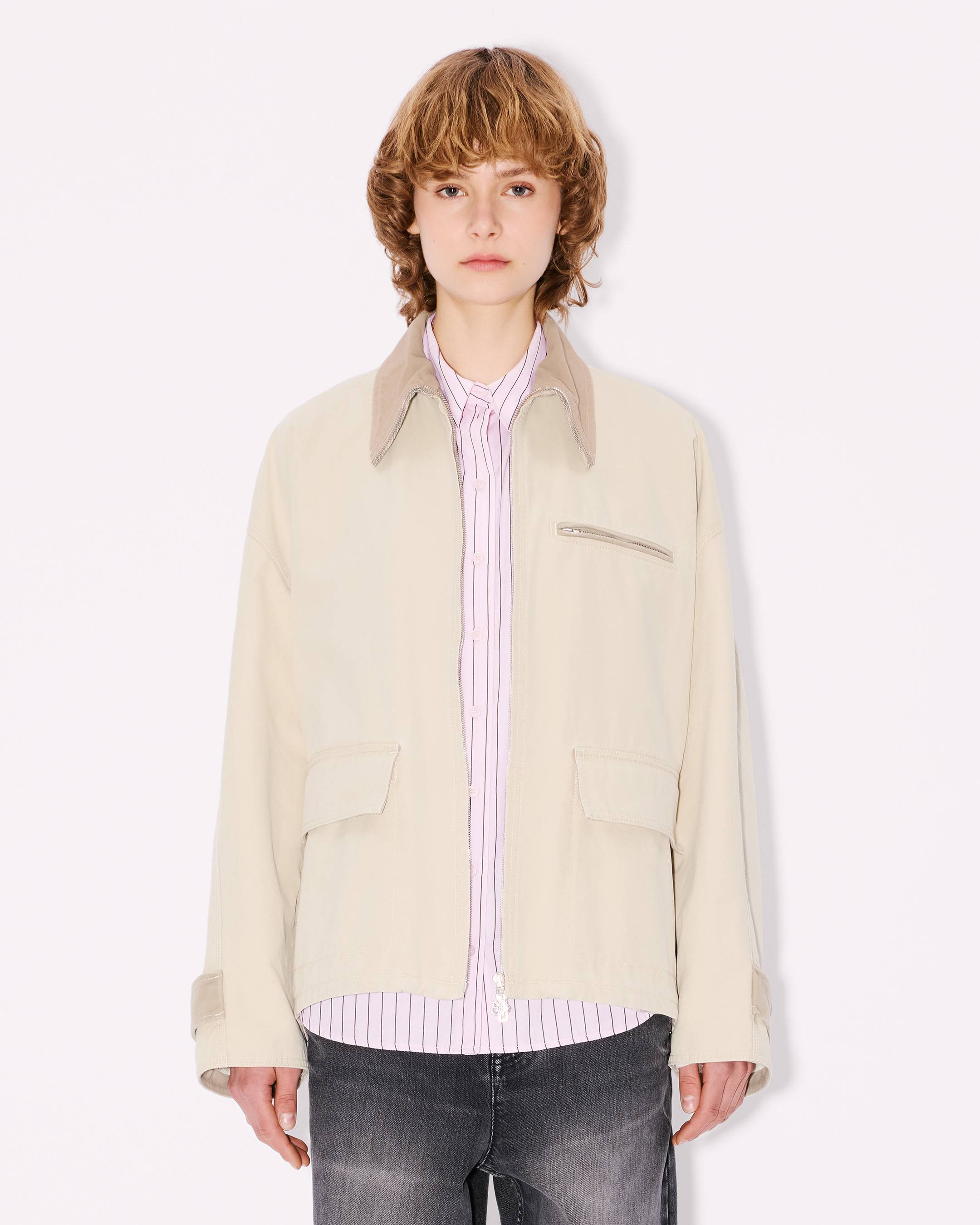 Workwear jacket in cotton