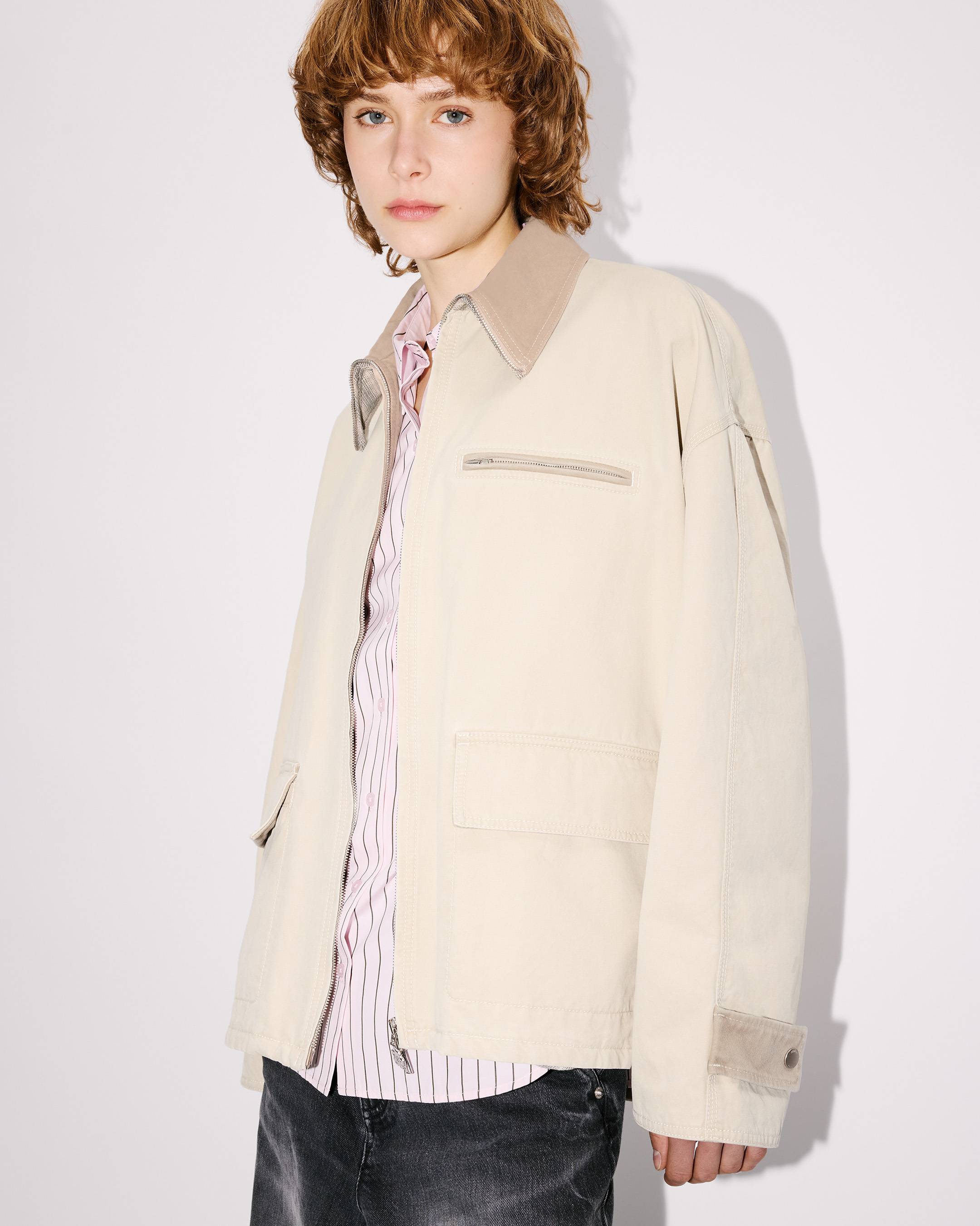 Workwear jacket in cotton
