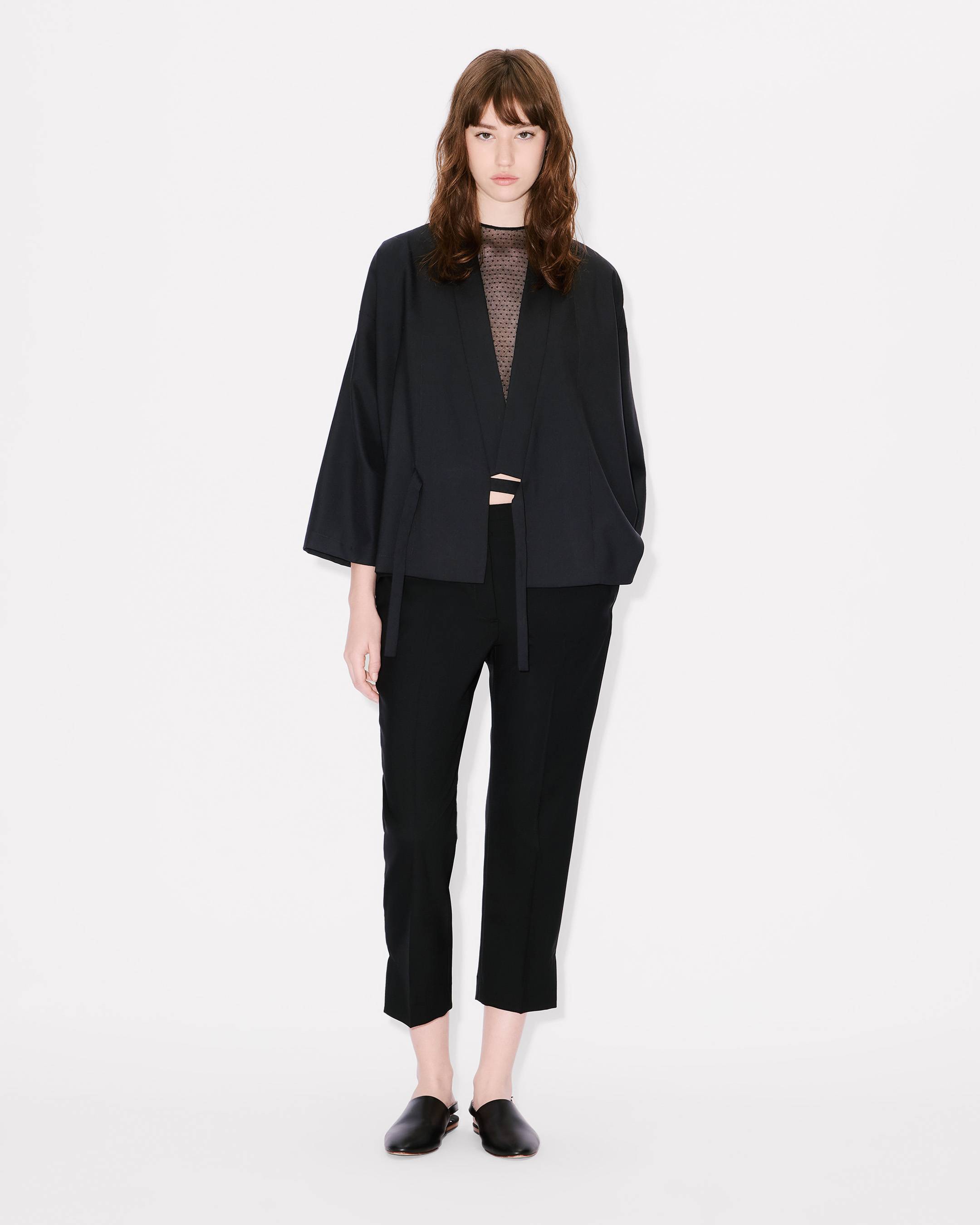 Kimono jacket in virgin wool | Women's | KENZO
