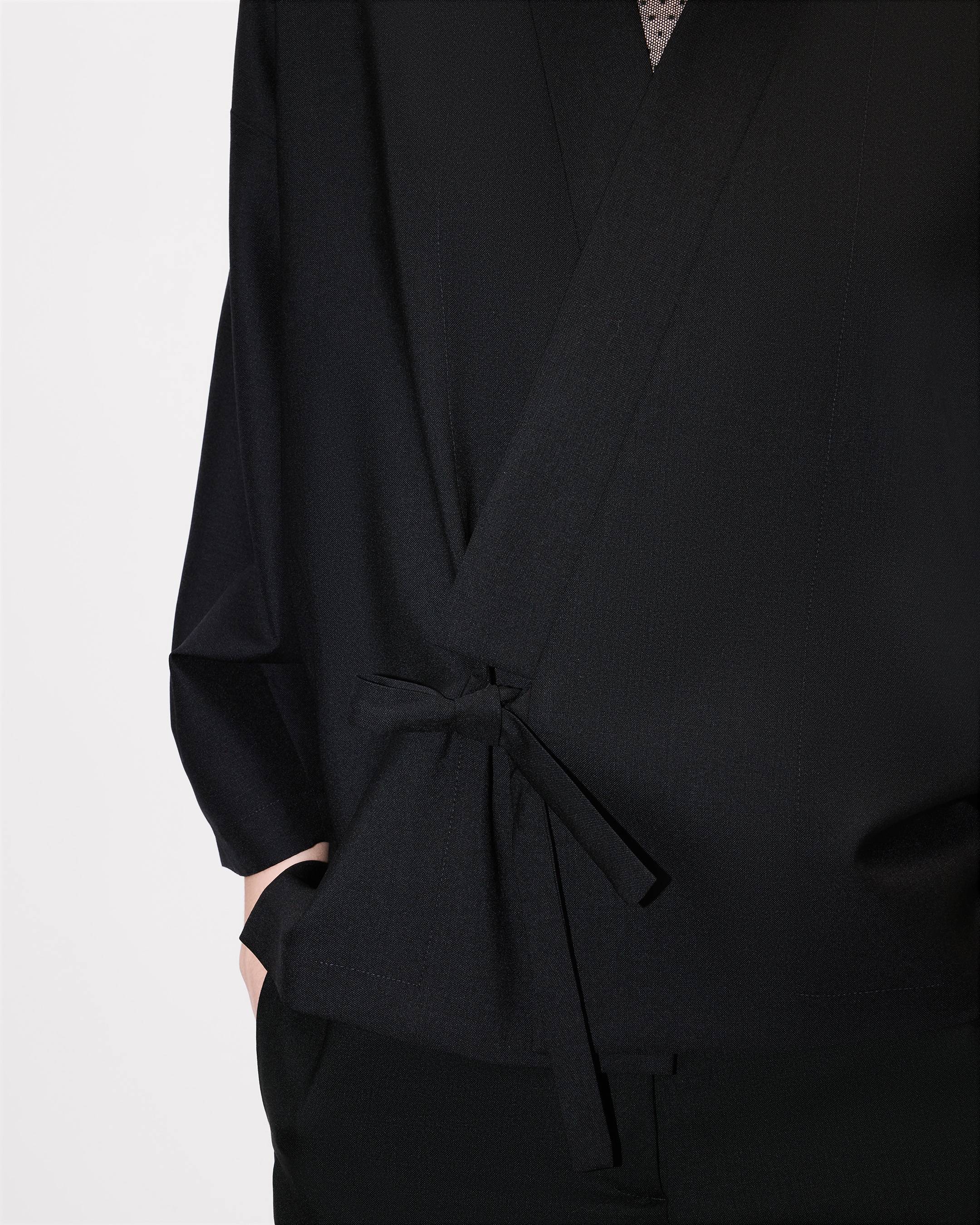 Kimono jacket in virgin wool