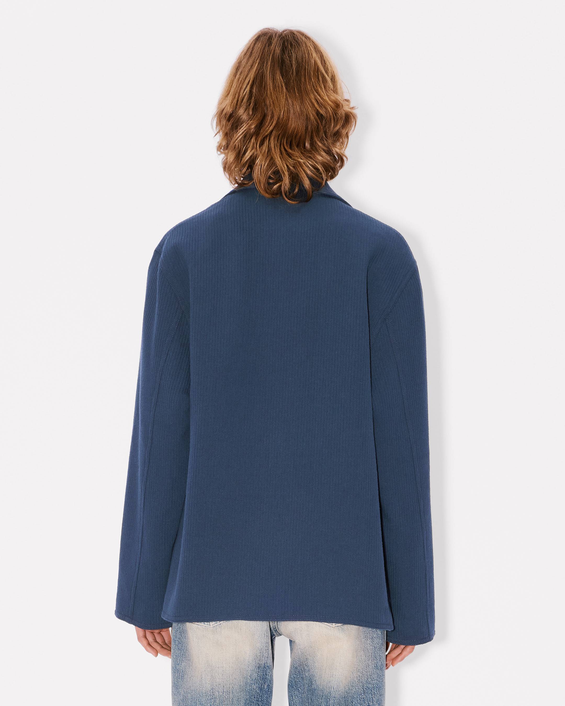 'KENZO Archive Bouquet' embroidered workwear jacket in ribbed cotton