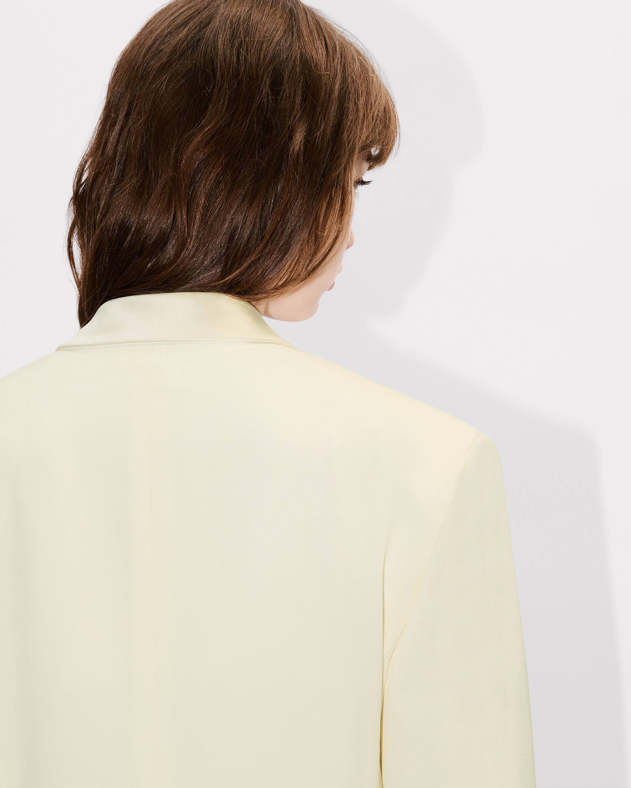 Shawl collar blazer in virgin wool