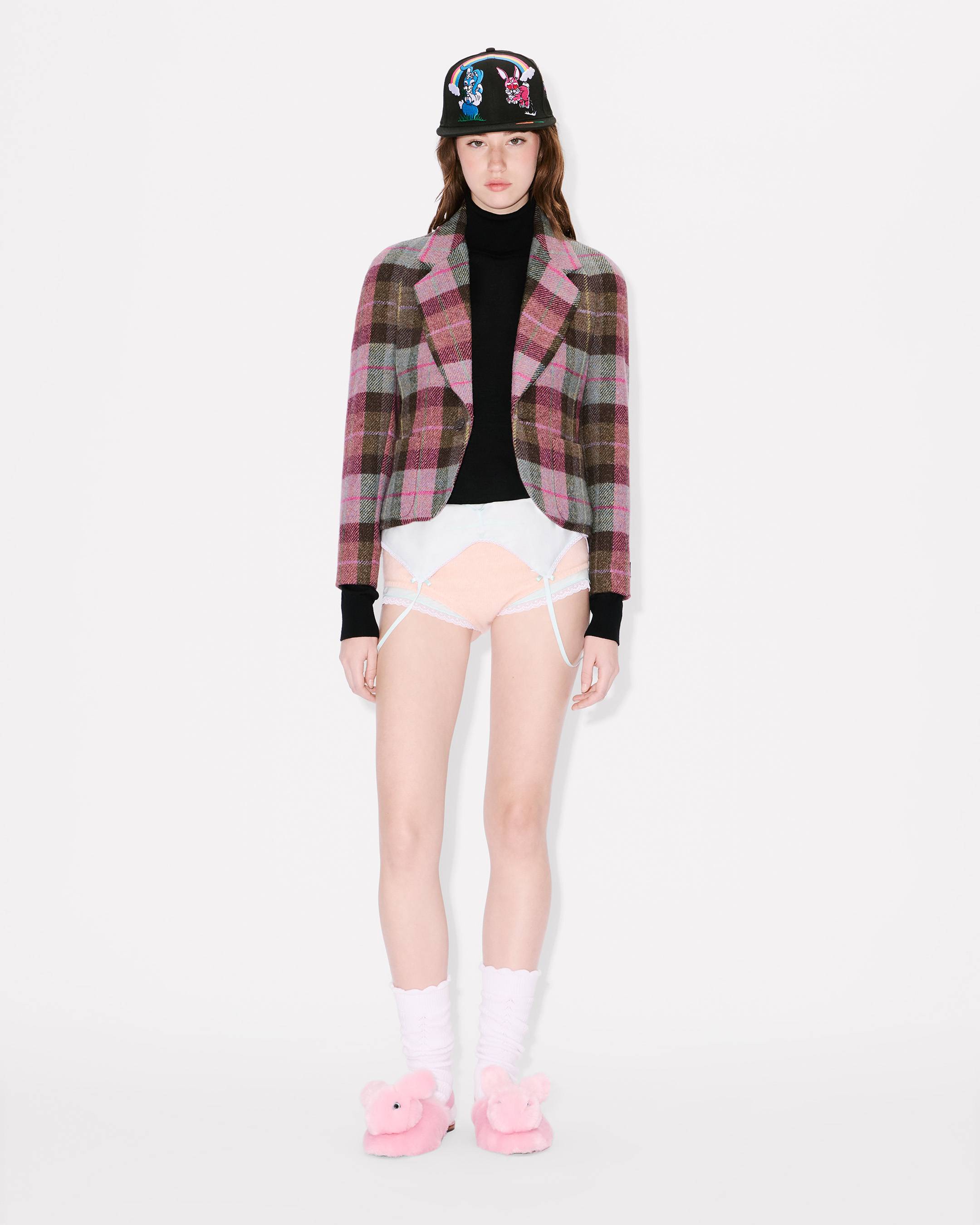 Tailored jacket in harris tweed