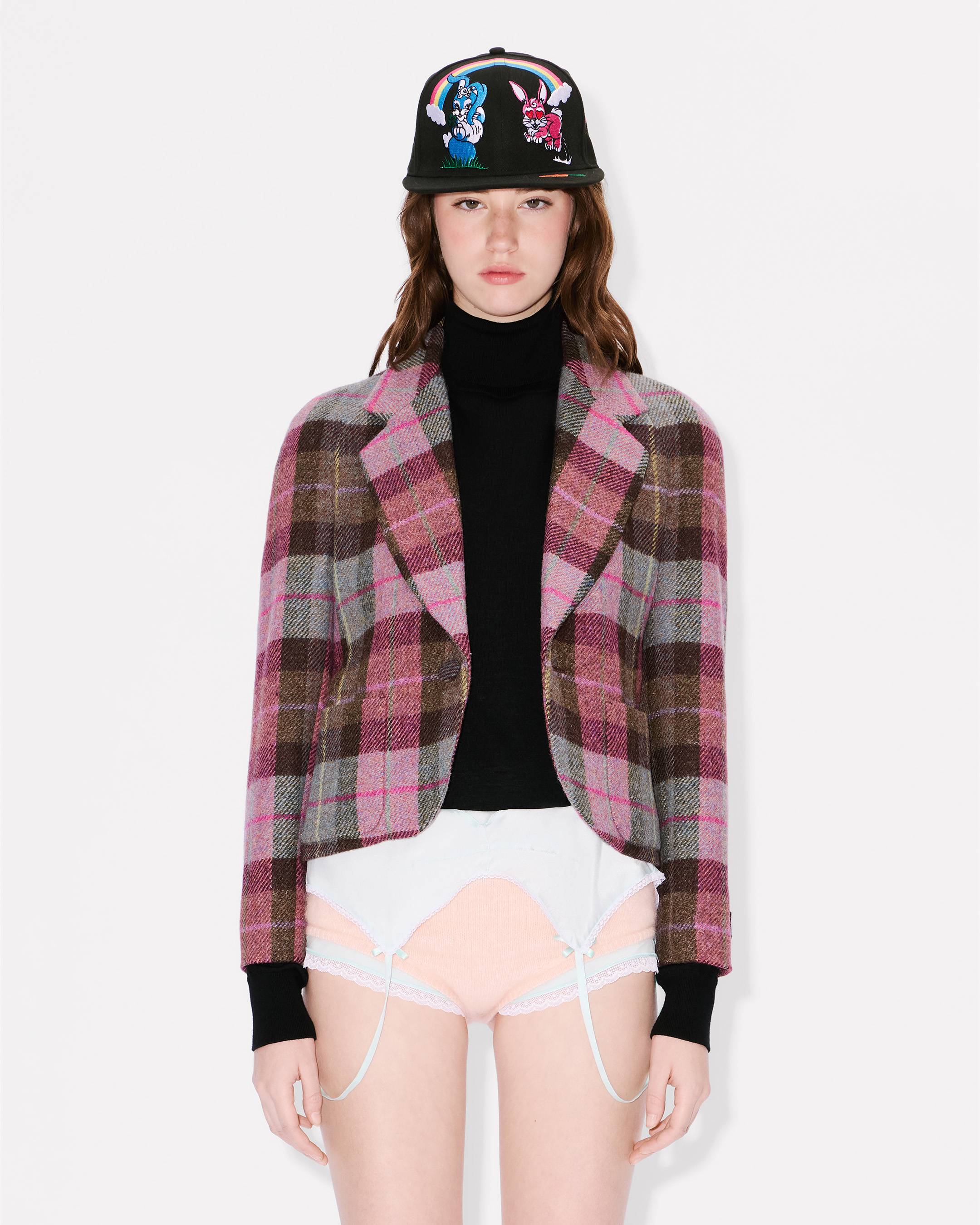 Tailored jacket in harris tweed