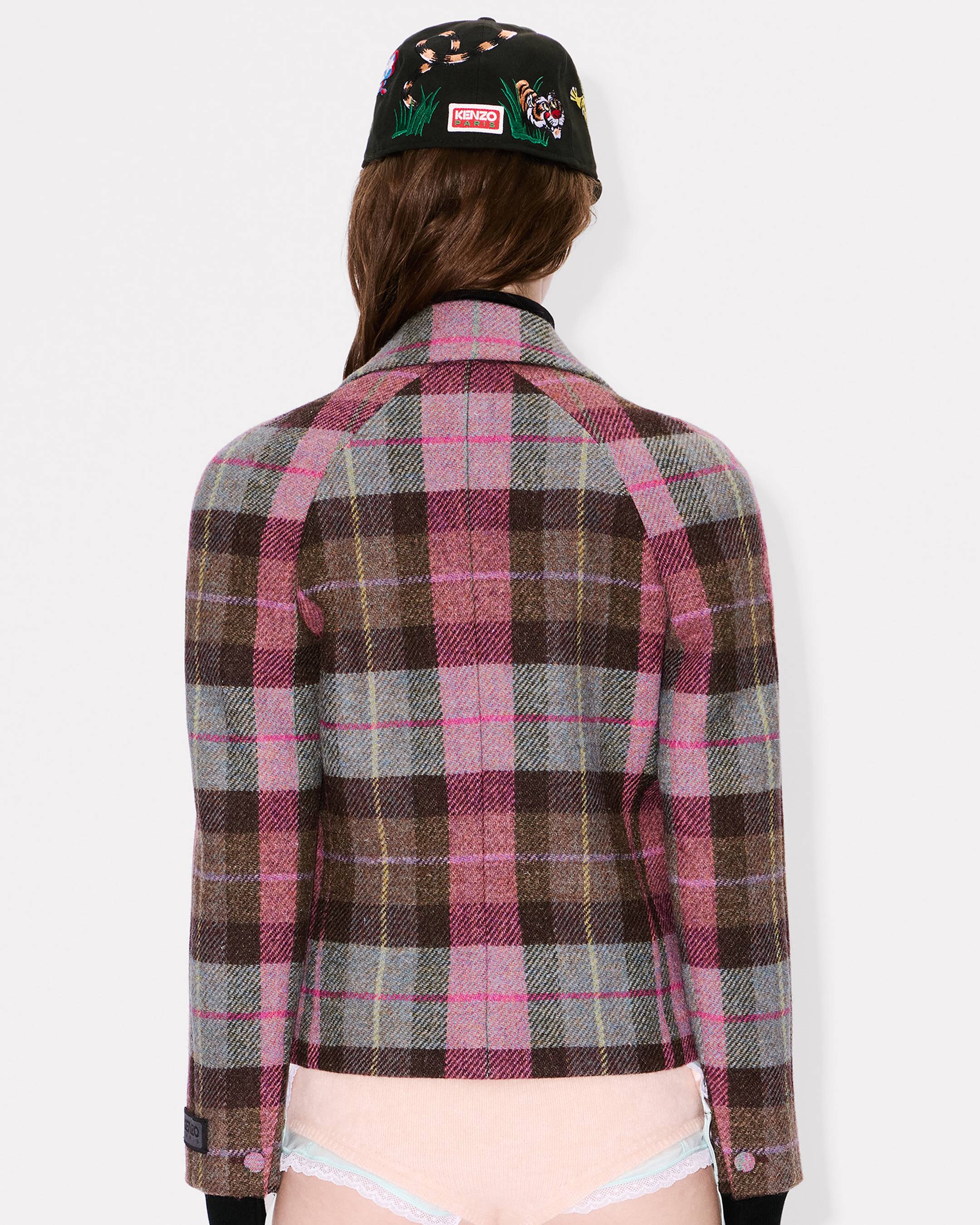 Tailored jacket in harris tweed