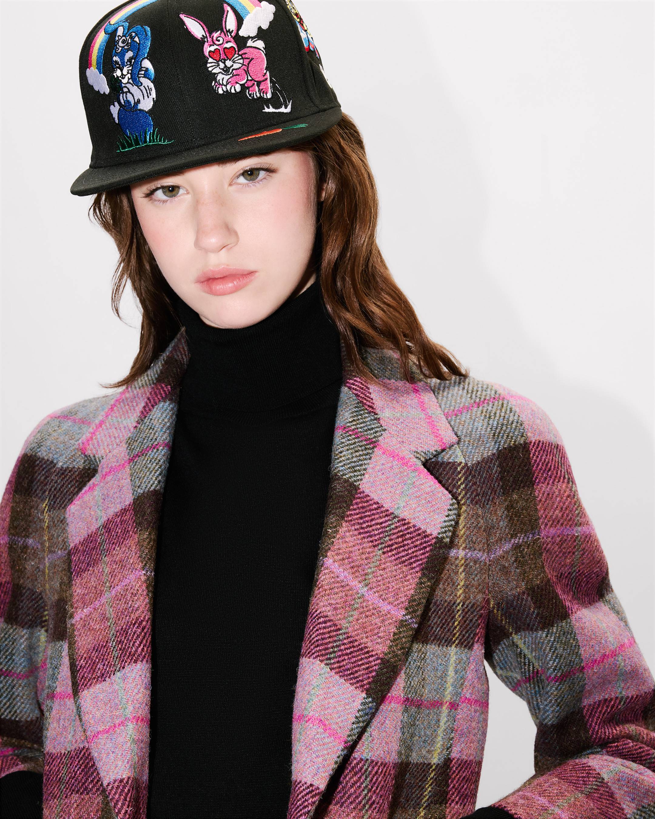 Tailored jacket in harris tweed