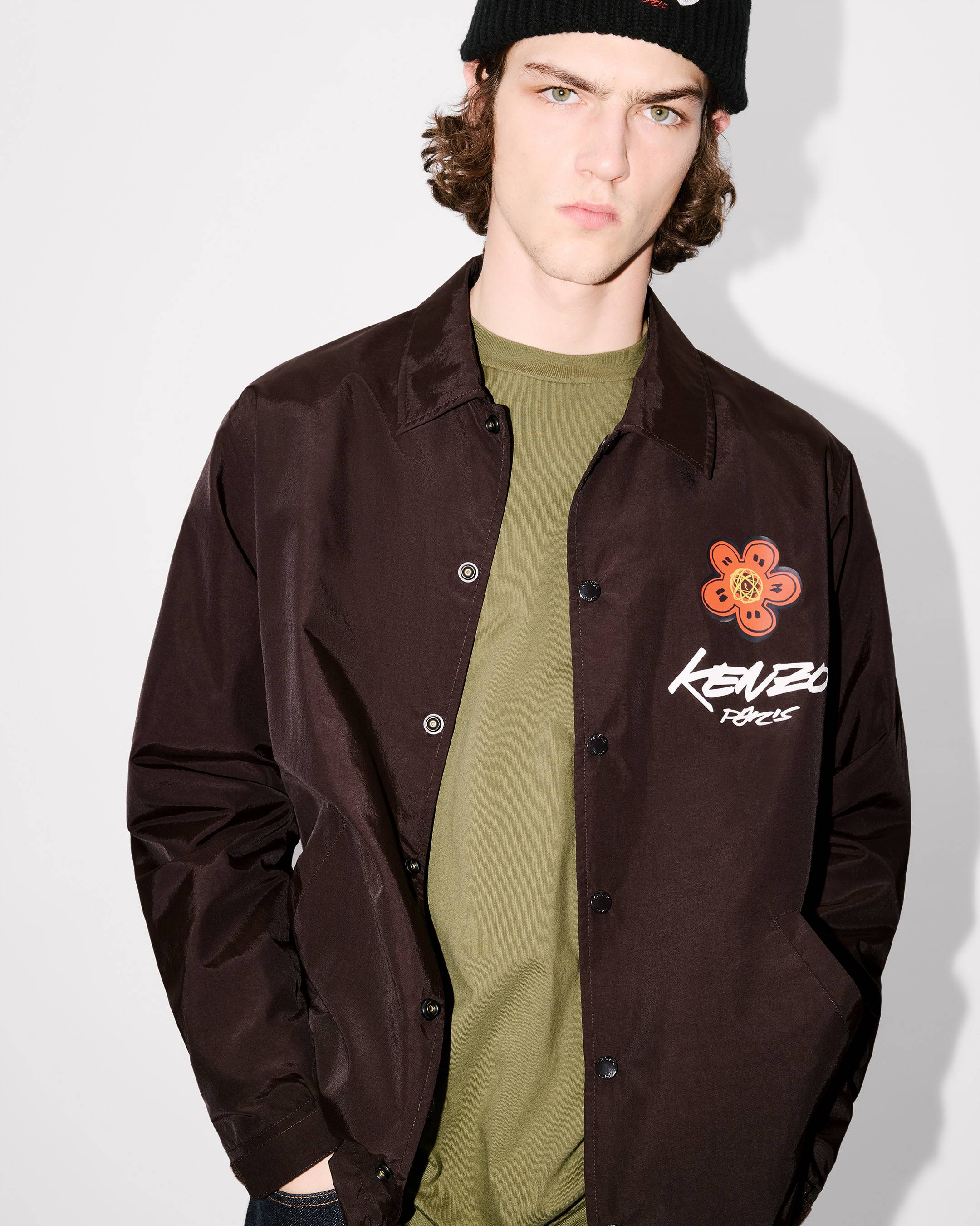 'Kenzo x Futura 2000' light coach jacket