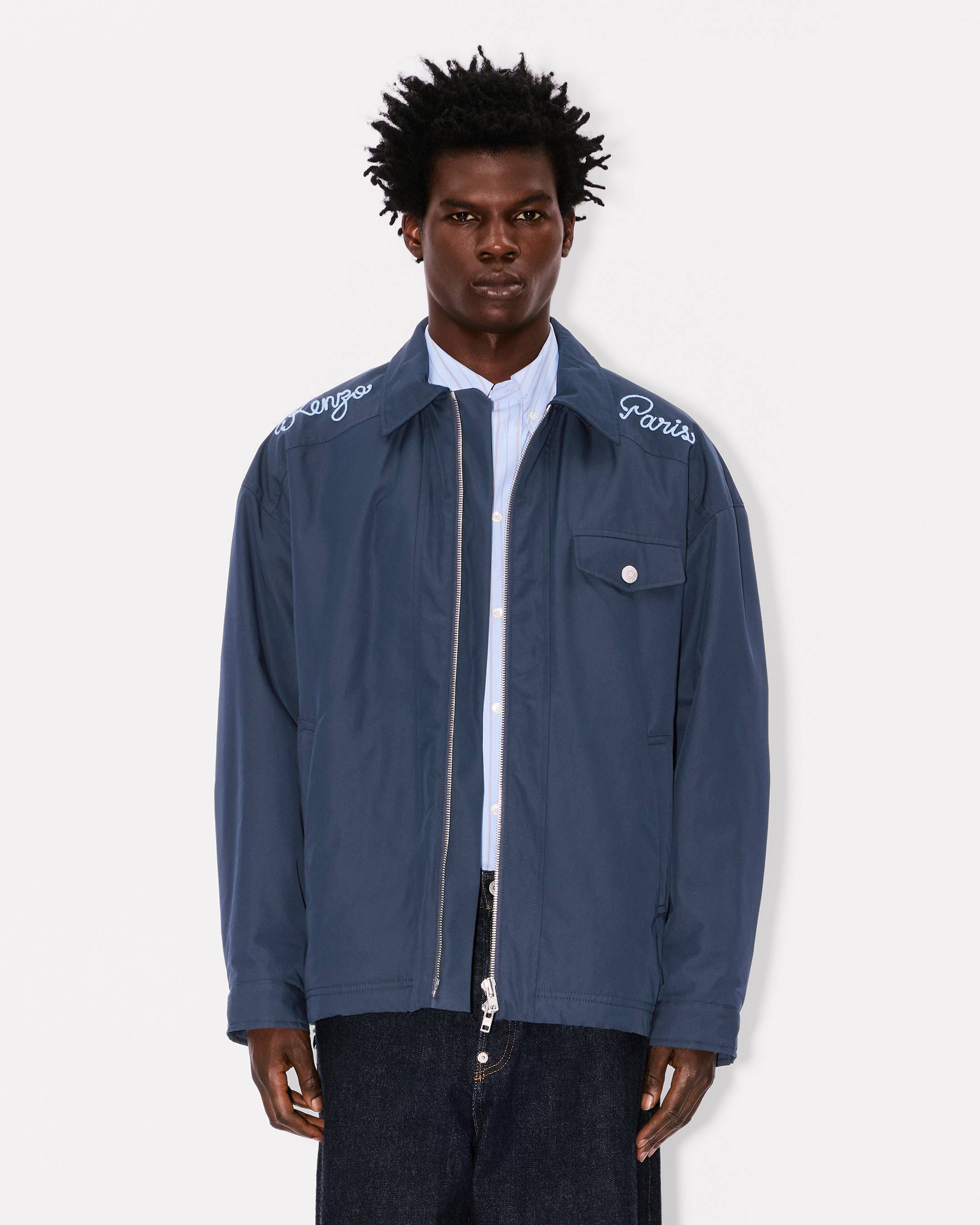 'KENZO Paris Chainstitch' コットンツイル コーチジャケット