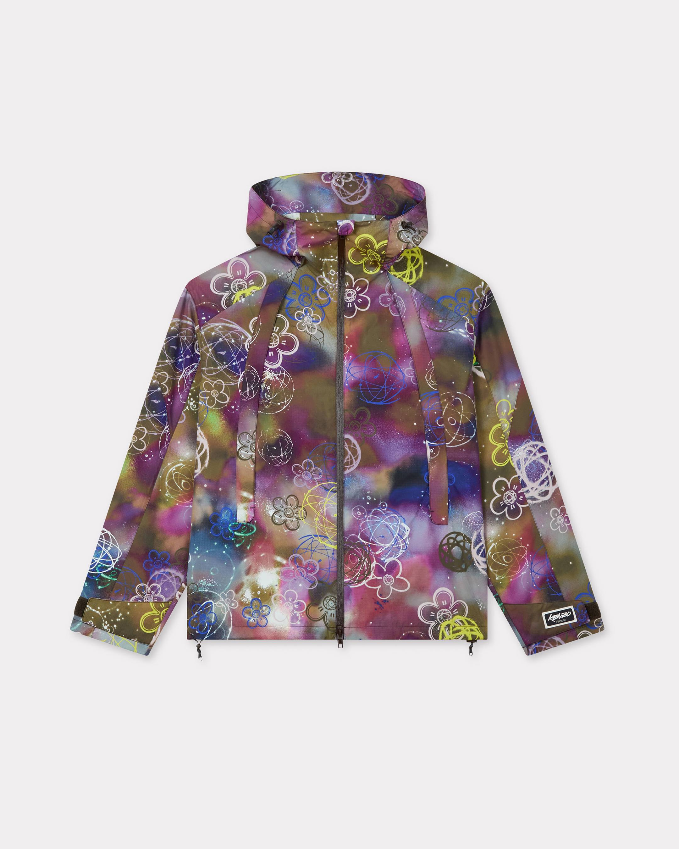 KENZO 'KENZO x Futura 2000' Short Windbreaker, Man, Khaki, Size XL, Nylon