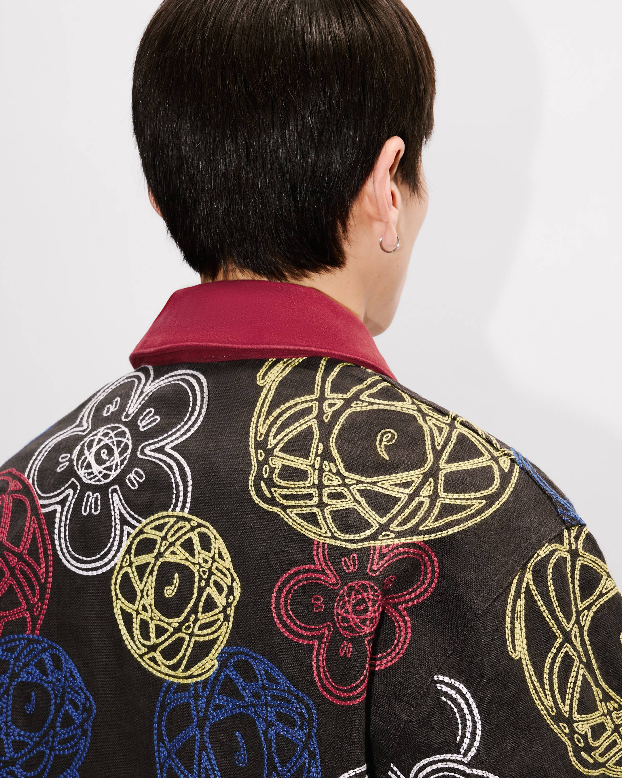 'Kenzo x Futura 2000' embroidered zip-up utility jacket