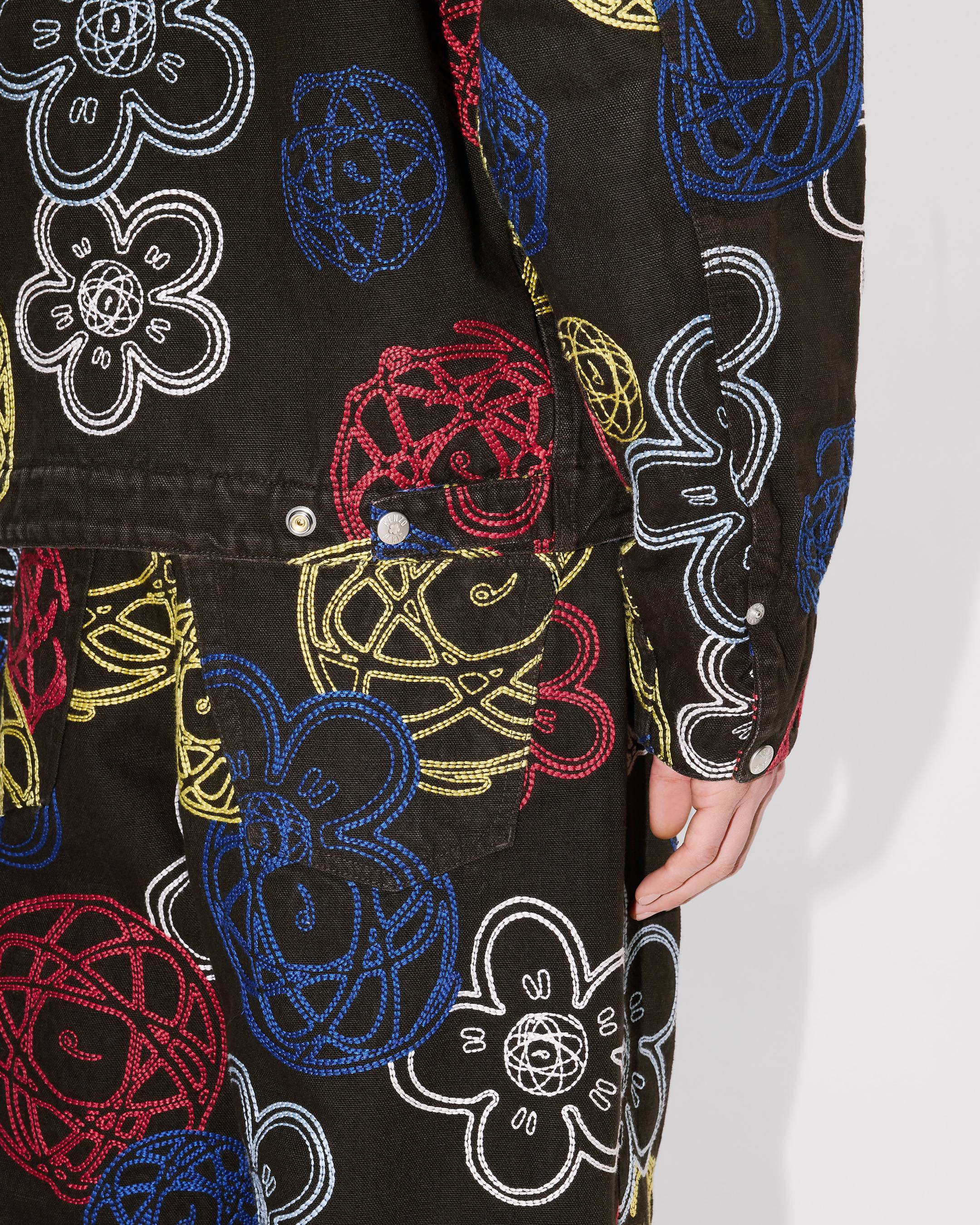 'Kenzo x Futura 2000' embroidered zip-up utility jacket