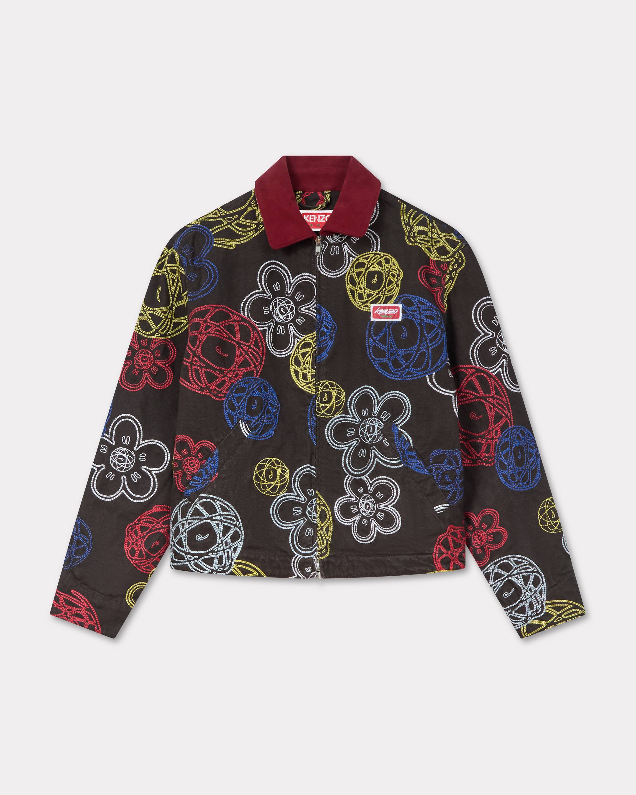 'Kenzo x Futura 2000' embroidered zip-up utility jacket