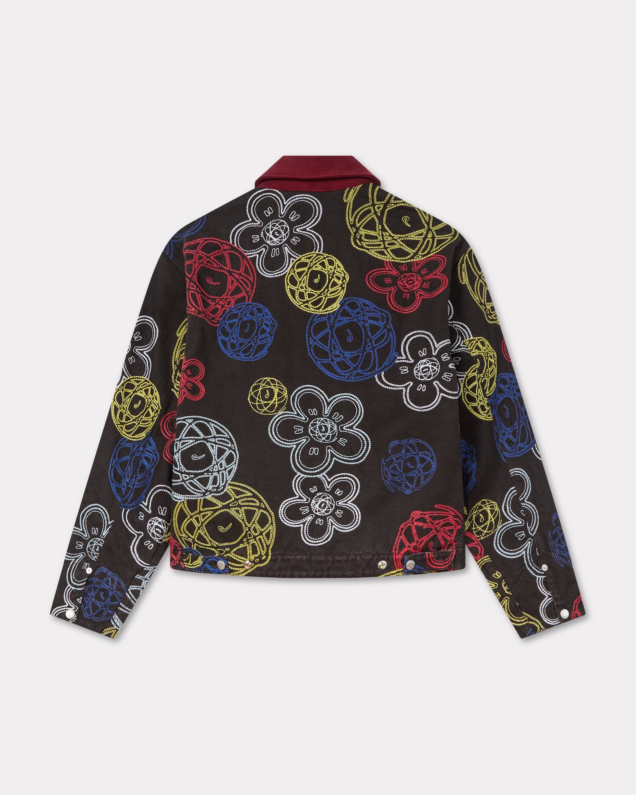 'Kenzo x Futura 2000' embroidered zip-up utility jacket