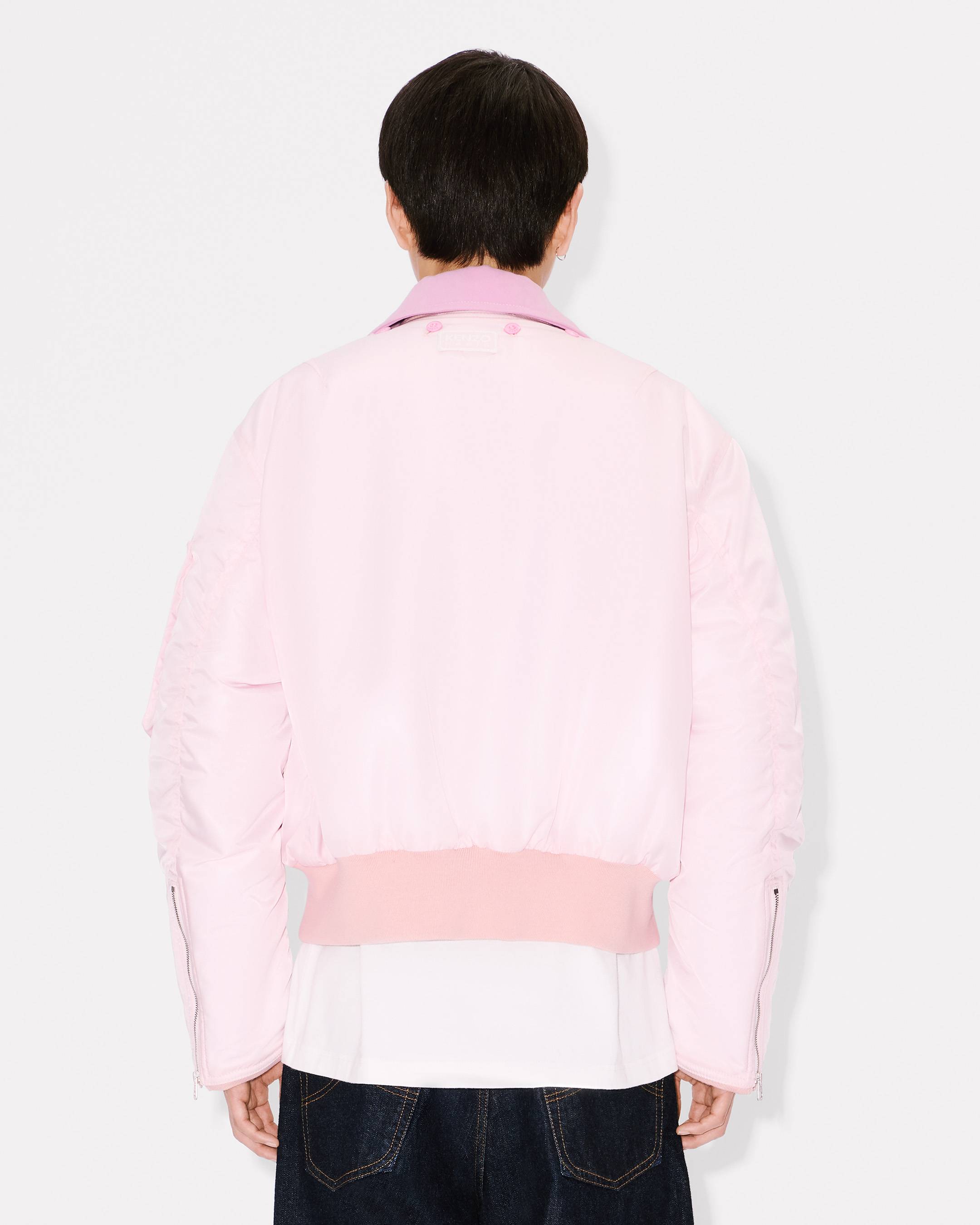 Bomber with moleskin collar