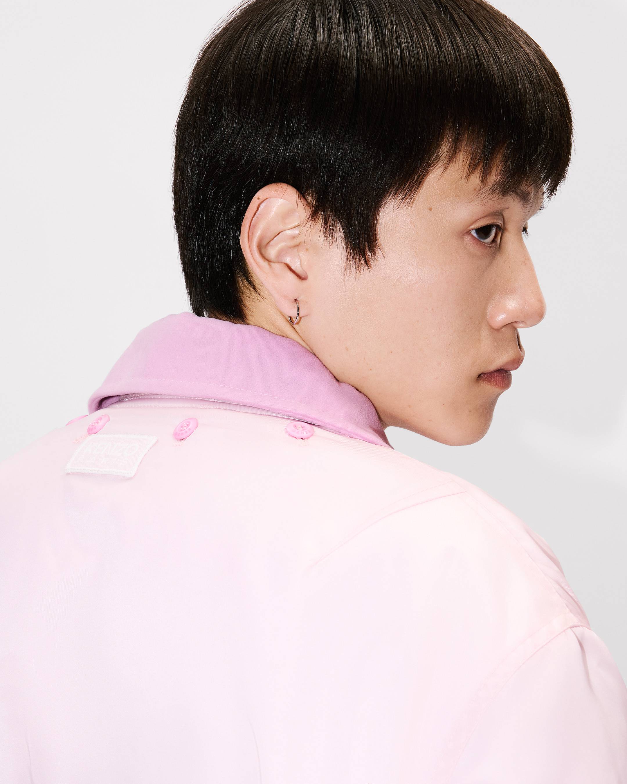 Bomber with moleskin collar