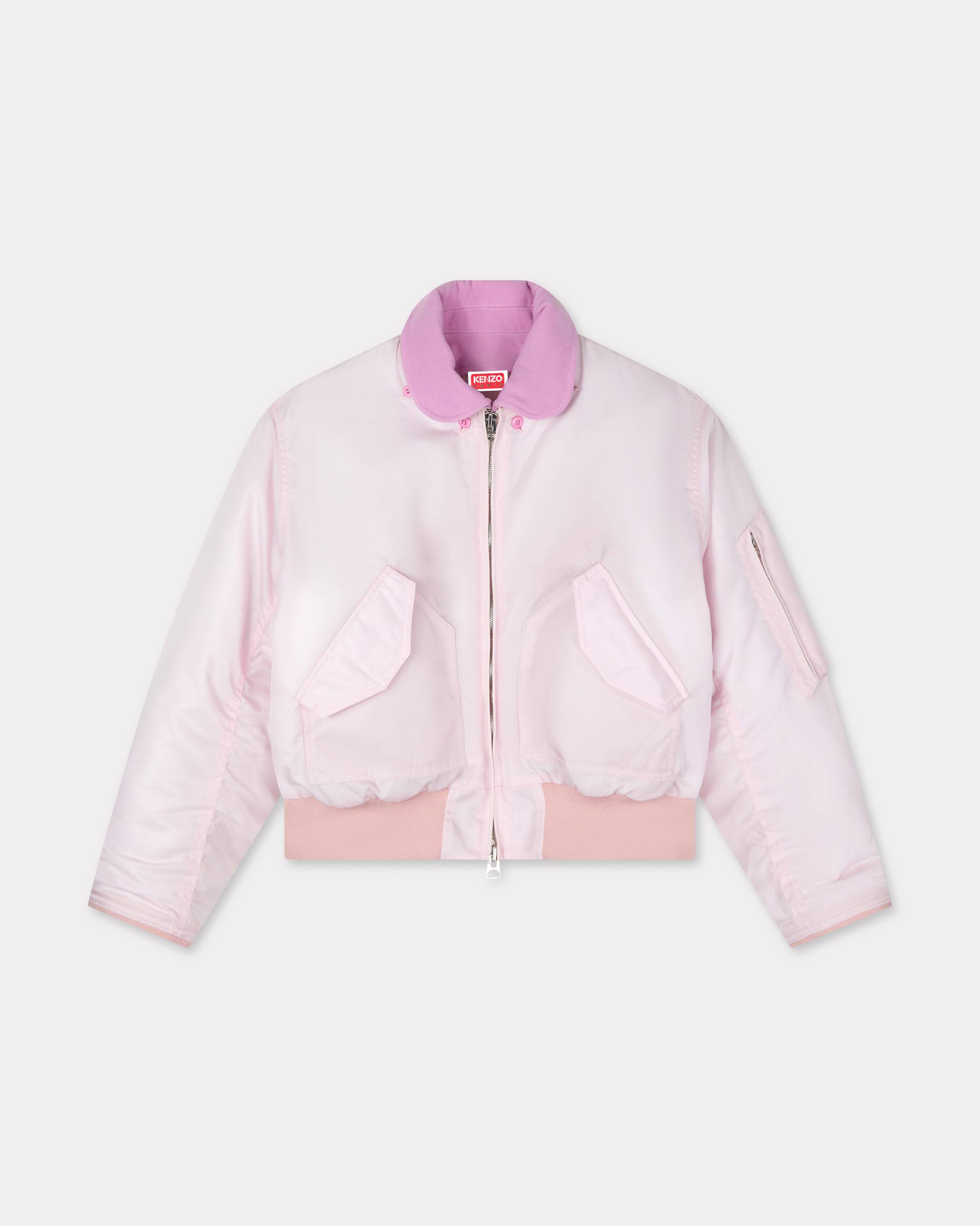 KENZO Bomber, Man, Pastel Pink, Size Xxs, Polyamide