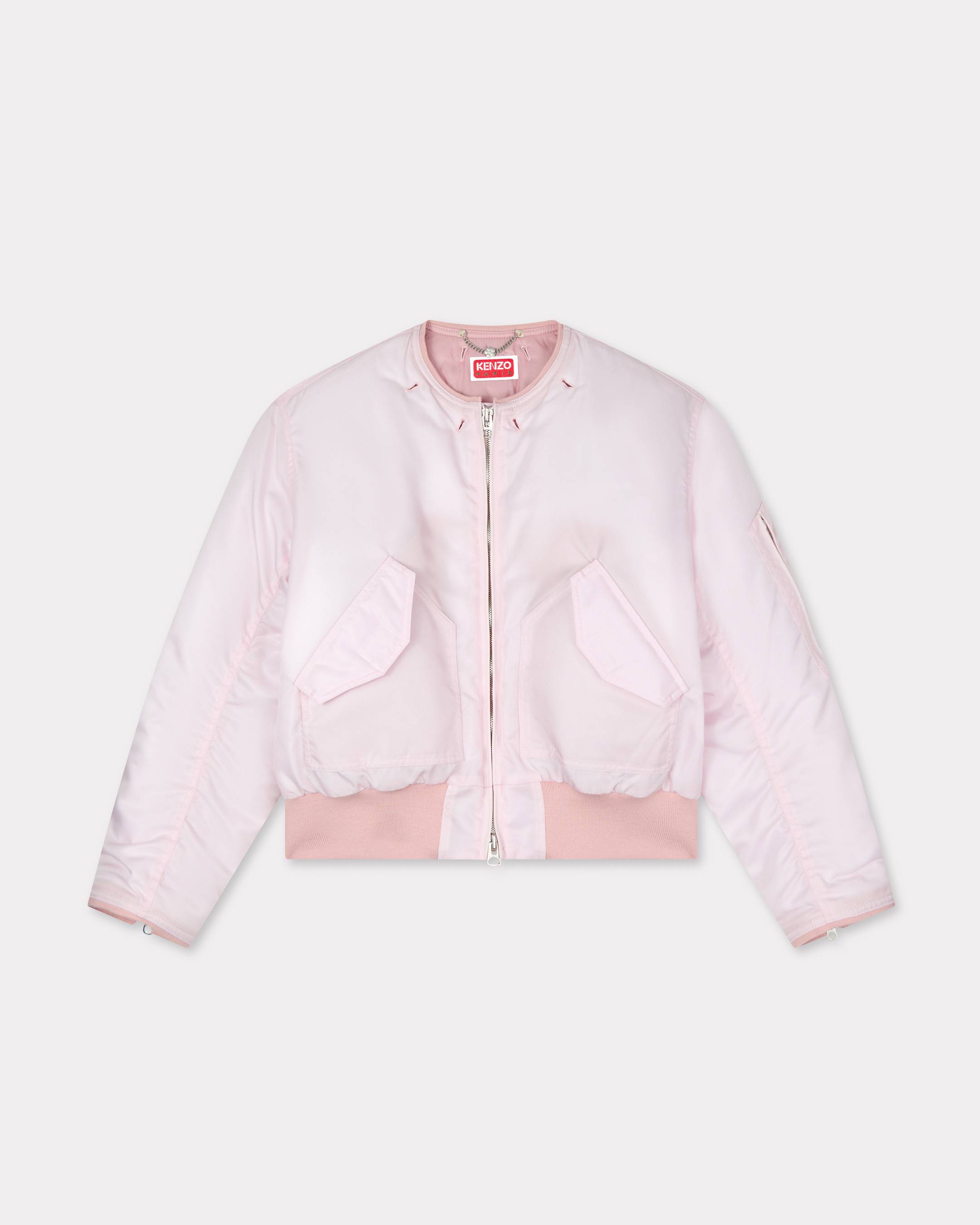 Bomber with moleskin collar