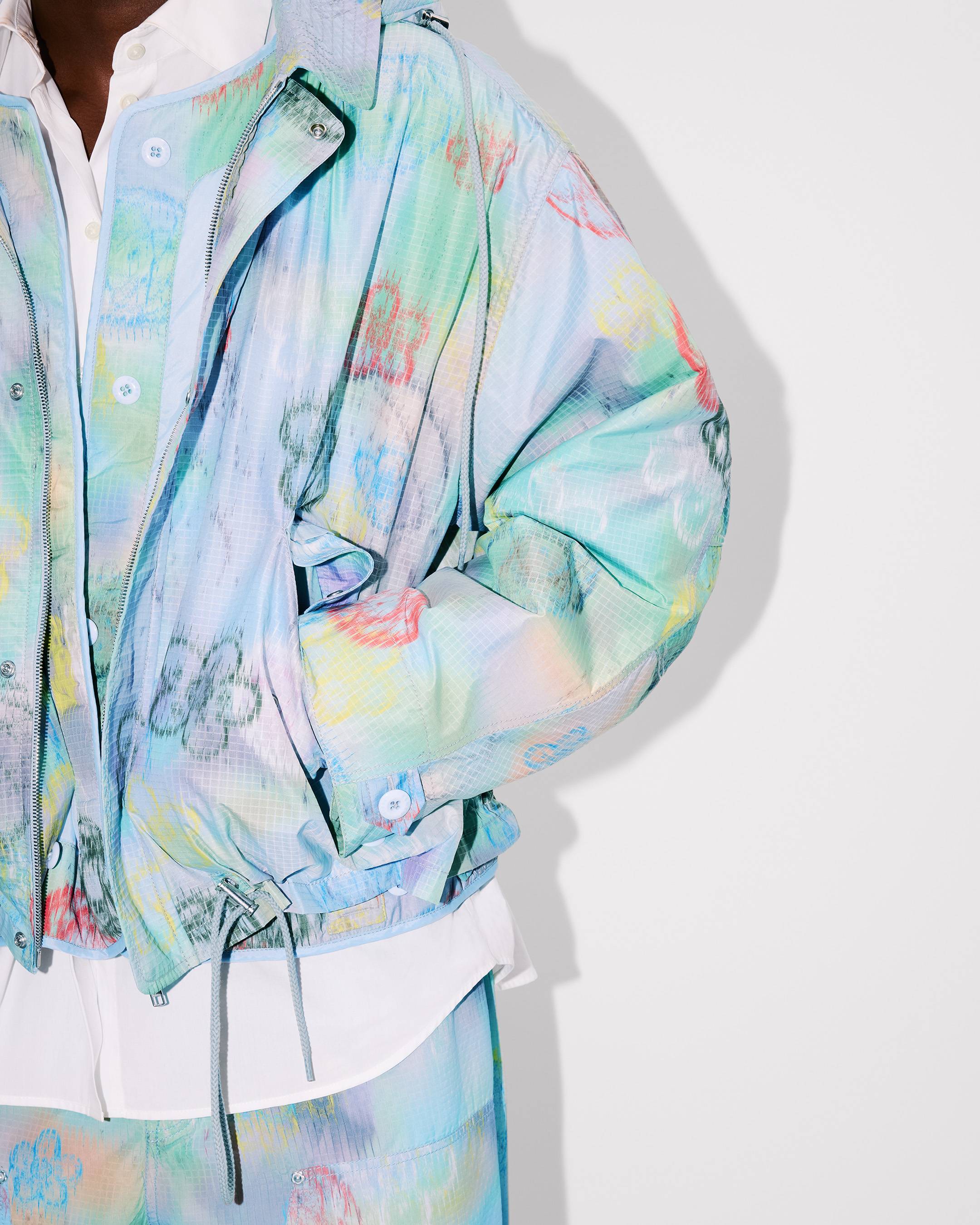 'Kenzo x Futura 2000' short parka