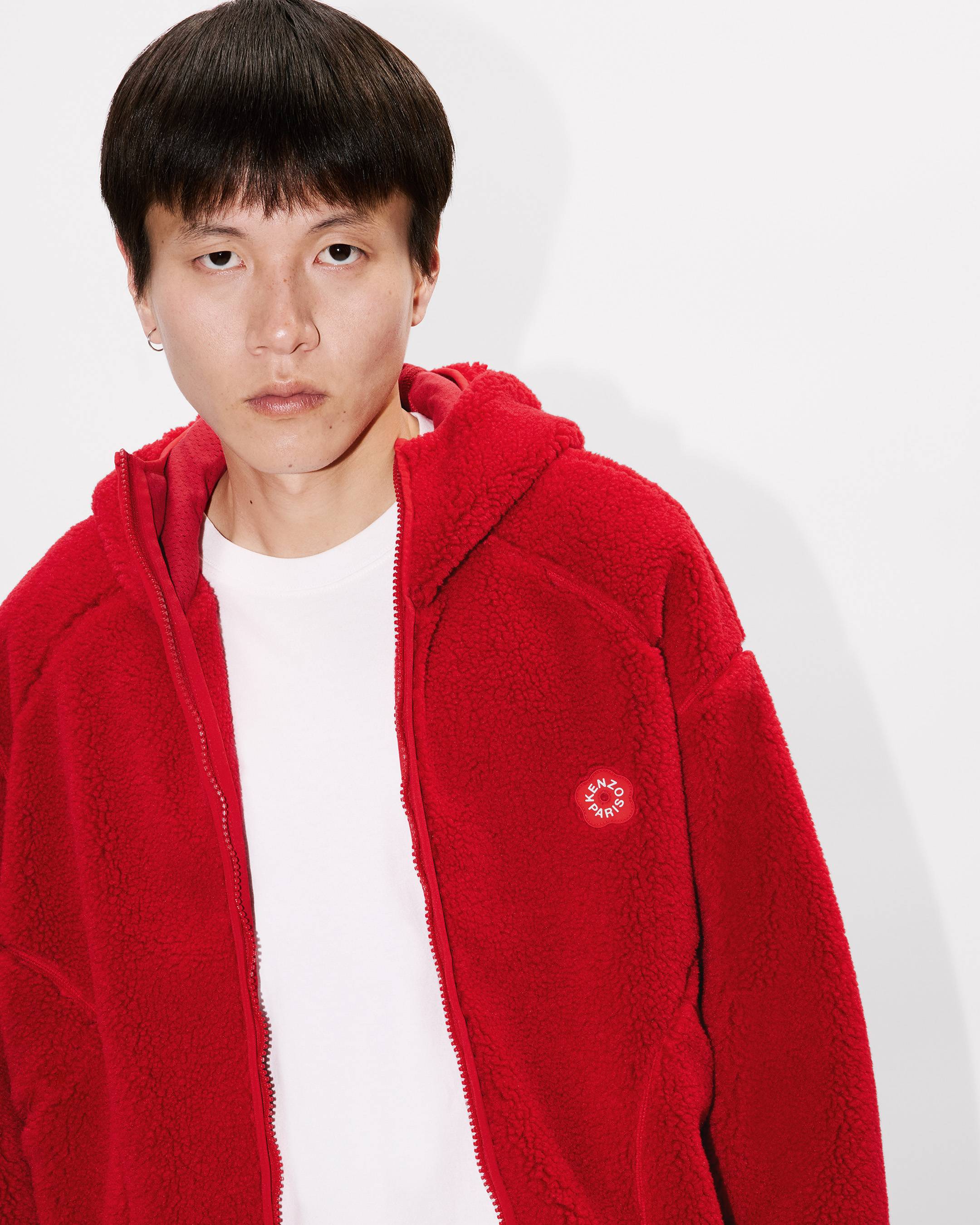 'Boke Flower 2.0' blouson in polar fleece