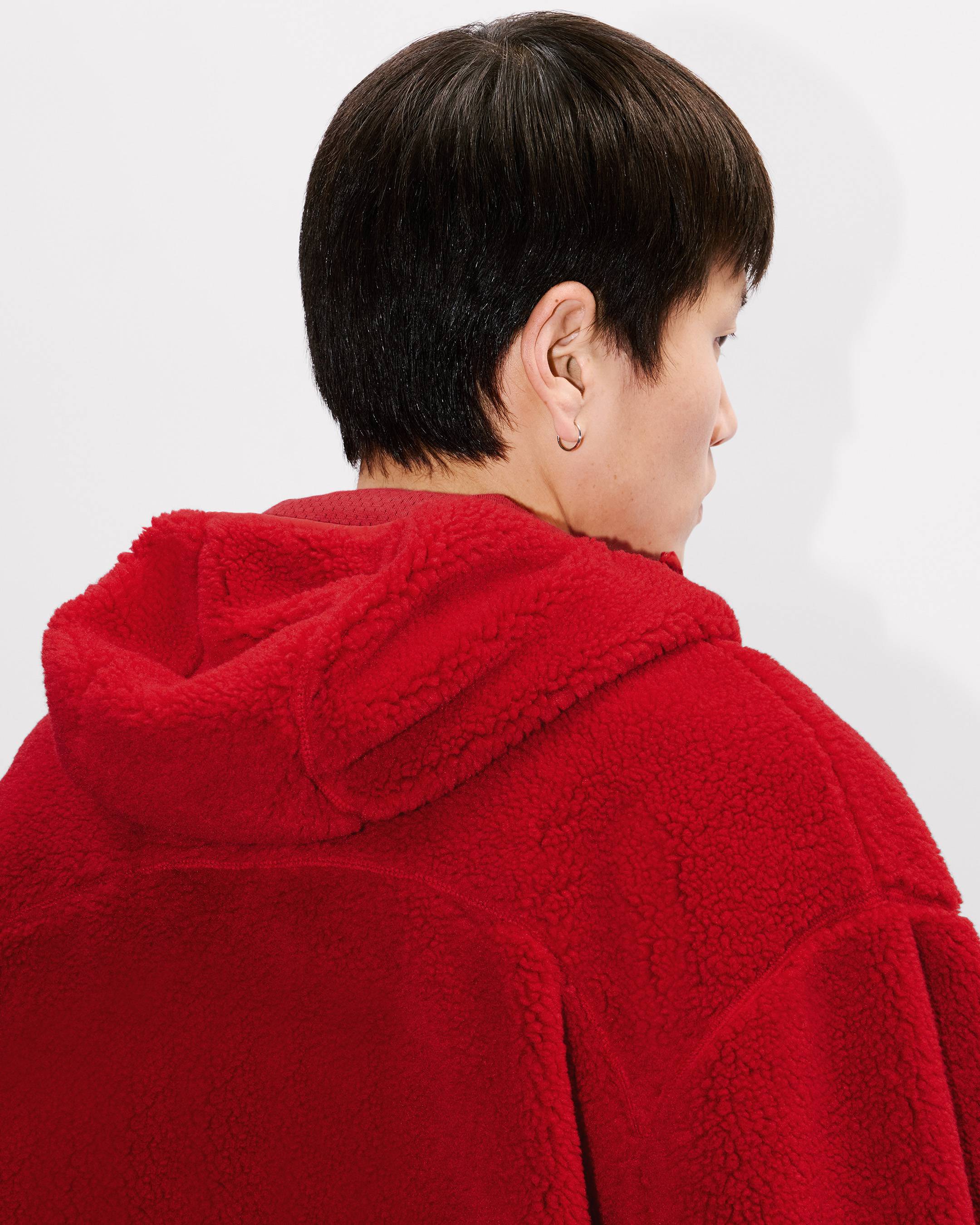 'Boke Flower 2.0' blouson in polar fleece