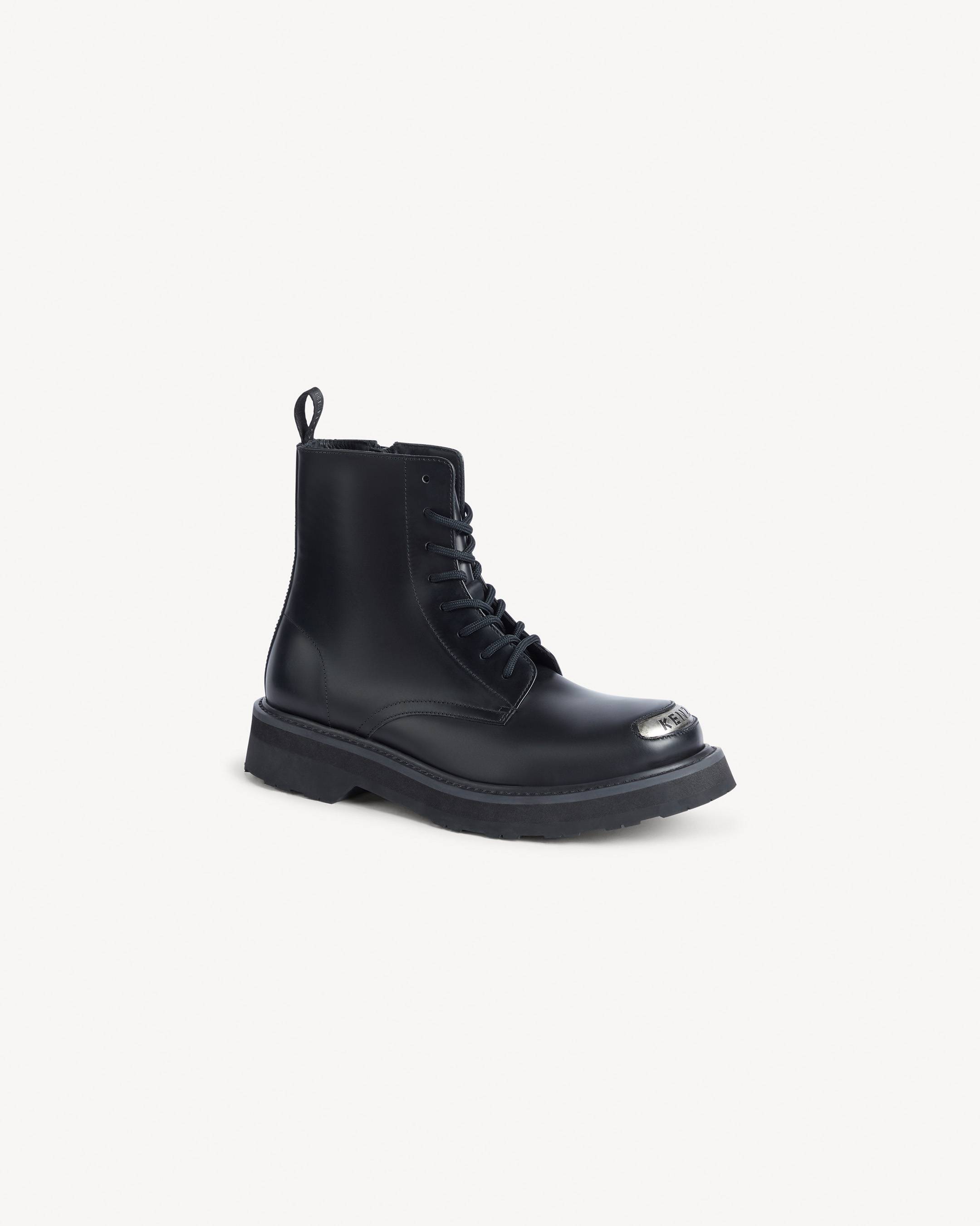 KENZOSMILE' lace up boots in leather | KENZO