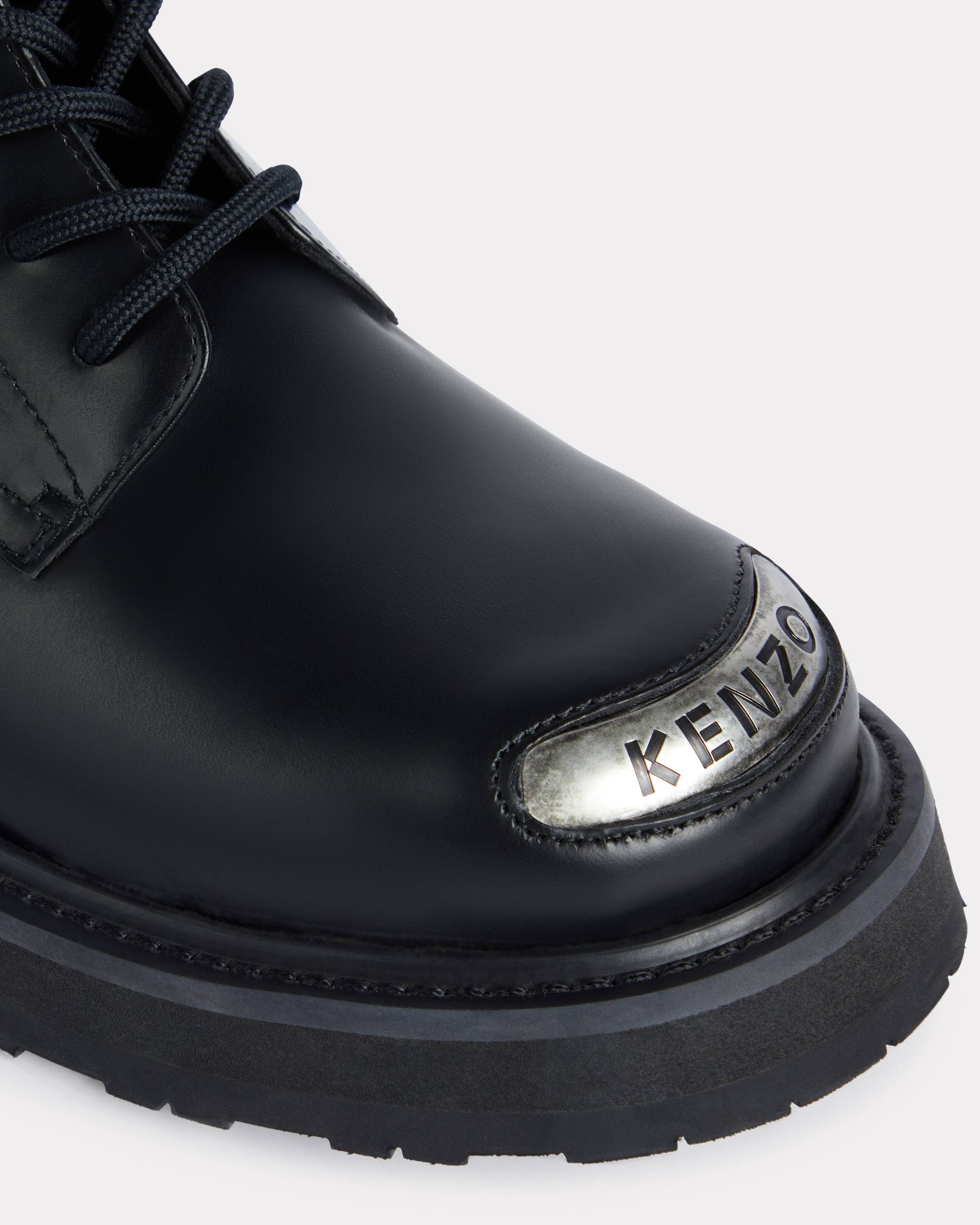 'KENZOSMILE' lace up boots in leather