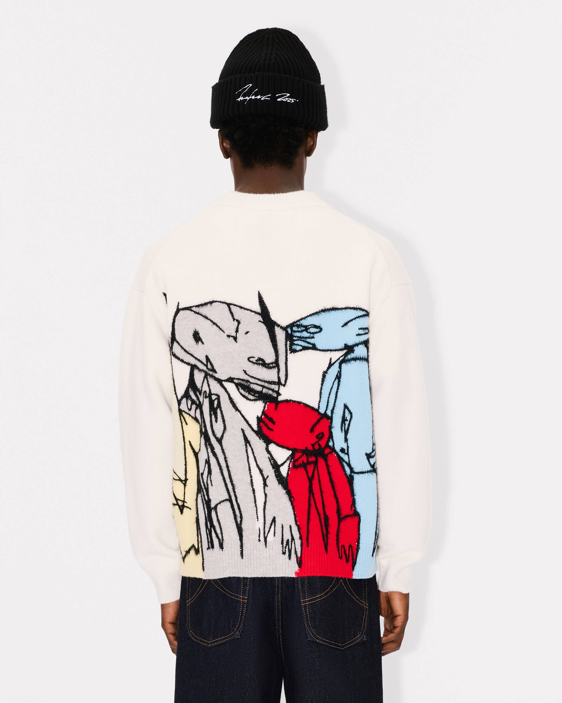 'Kenzo x Futura 2000' cardigan in wool