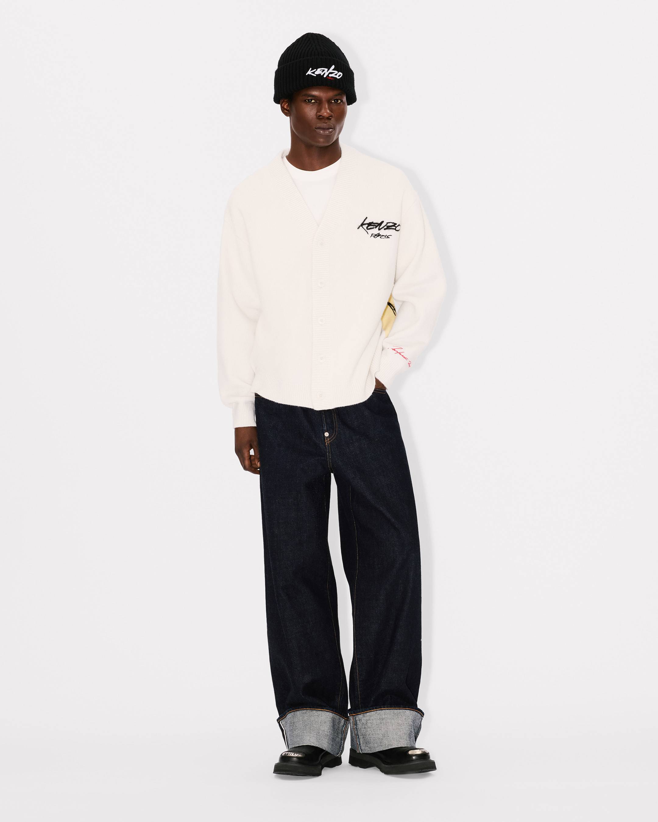 'Kenzo x Futura 2000' cardigan in wool