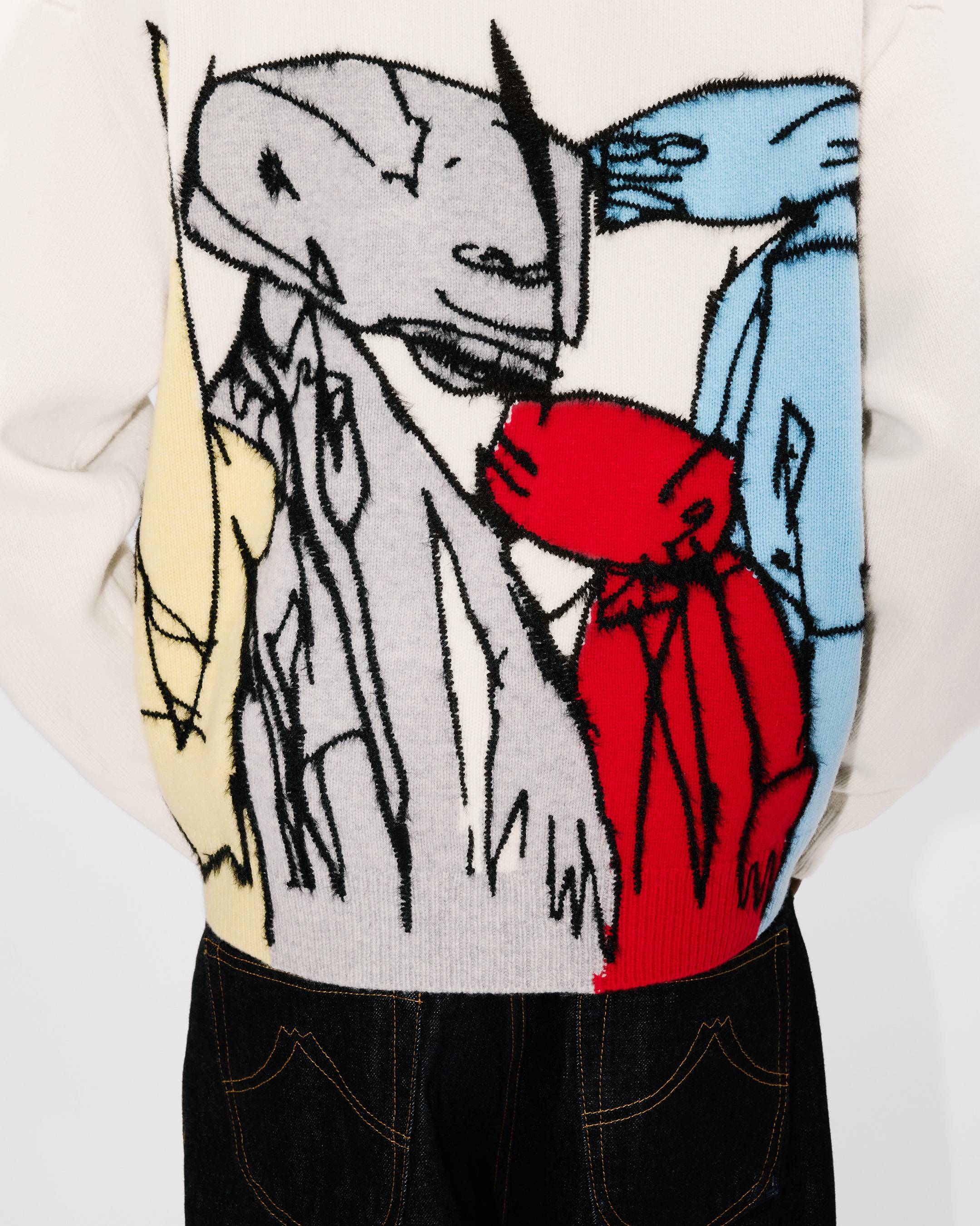'Kenzo x Futura 2000' cardigan in wool