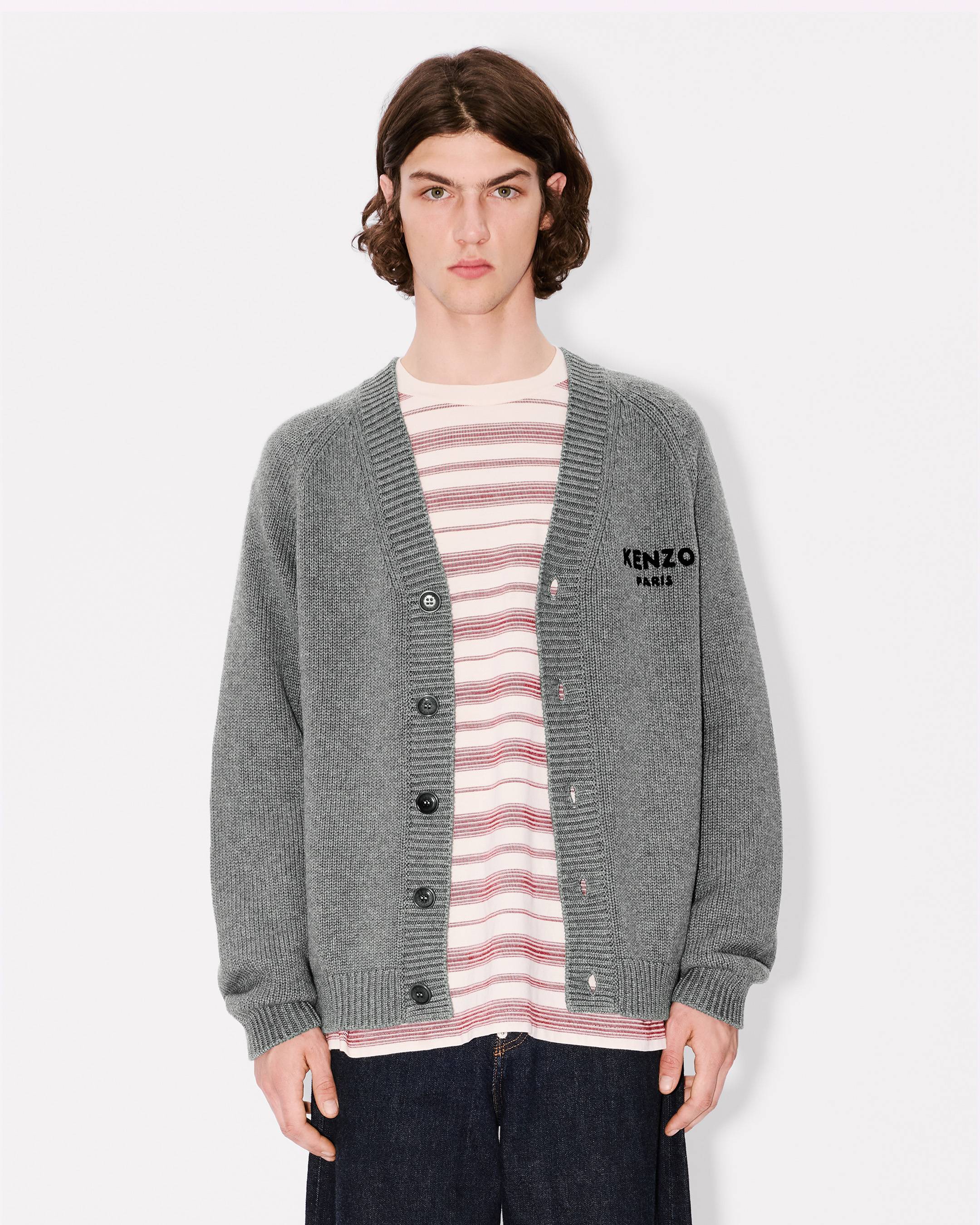 'Boke Flower' cardigan in cotton wool