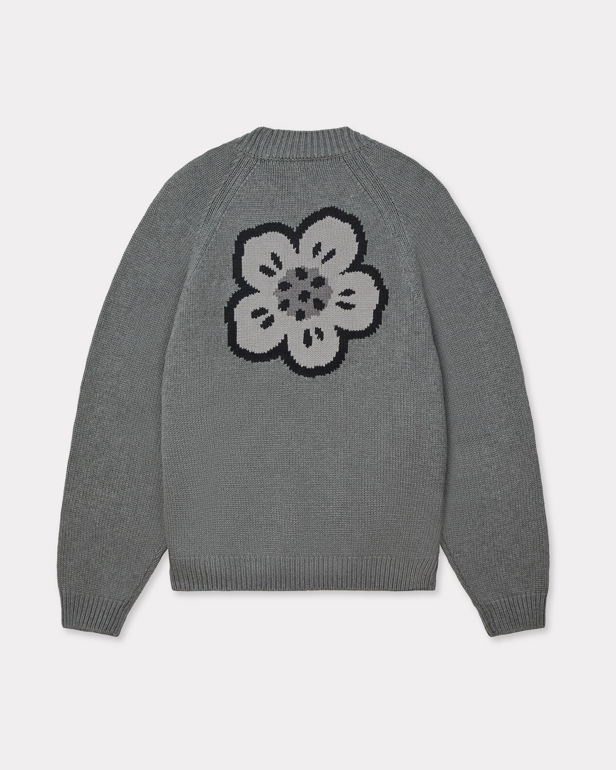 „Boke Flower“-Strickjacke aus Baumwolle und Wolle
