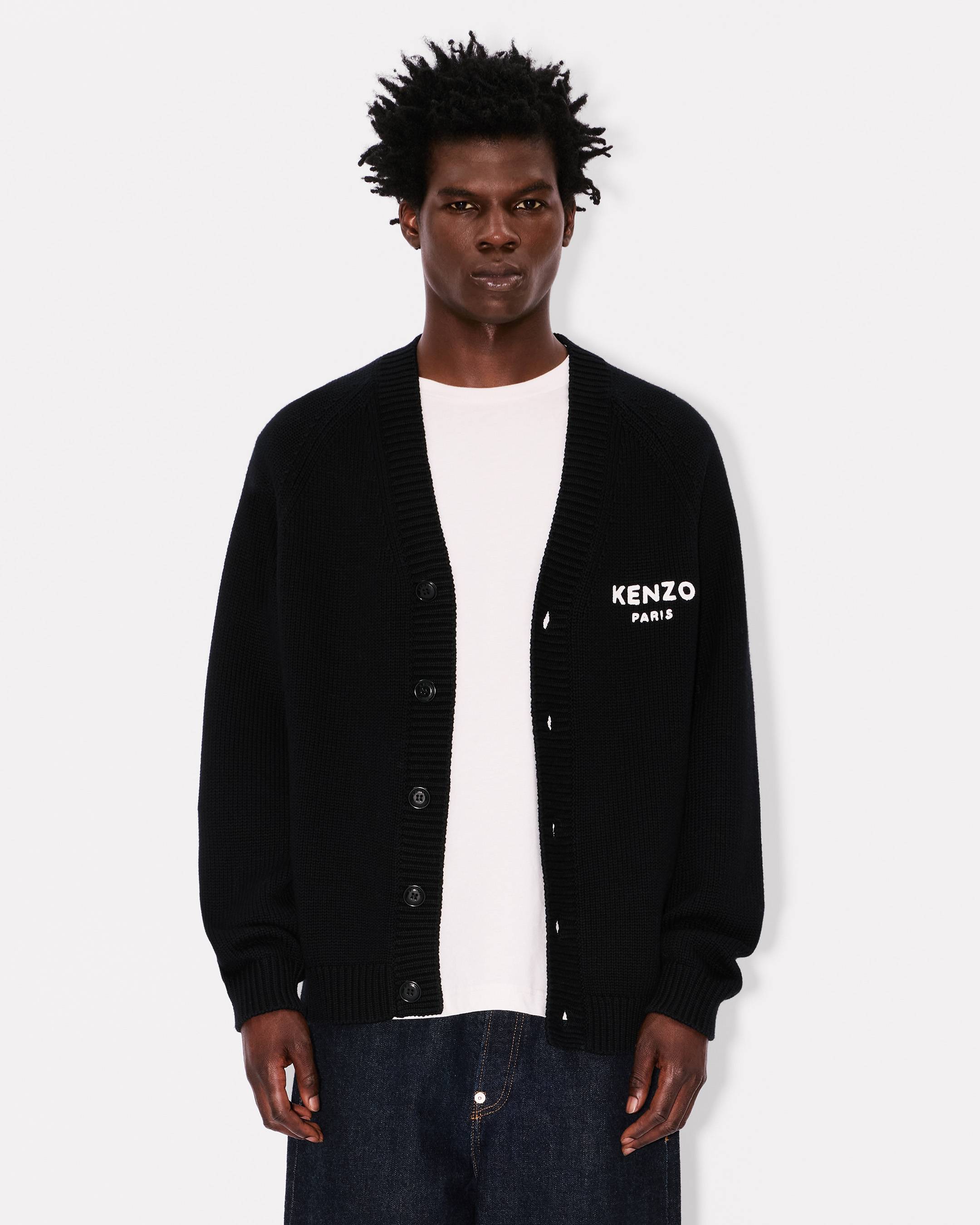 Boke Flower' cardigan cotton wool