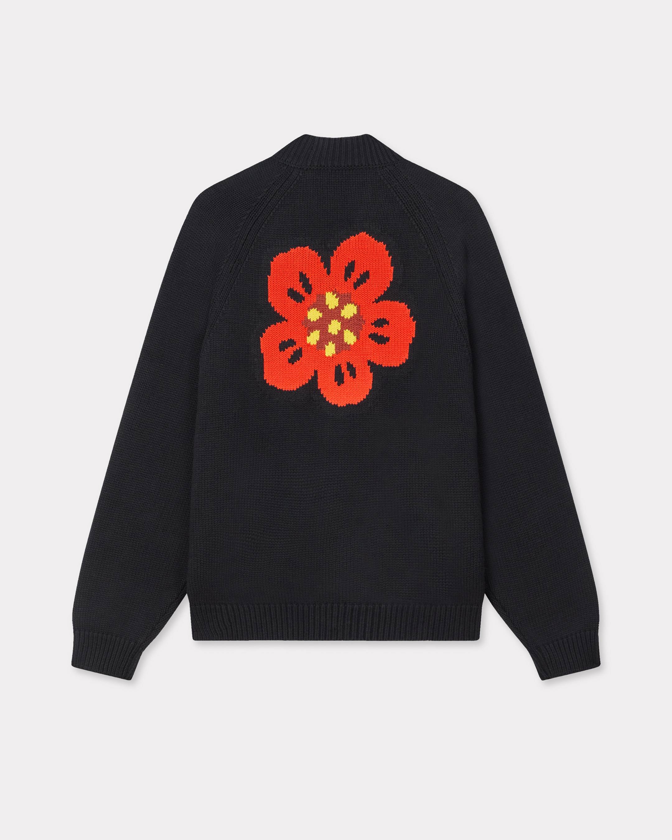 'Boke Flower' cardigan in cotton wool