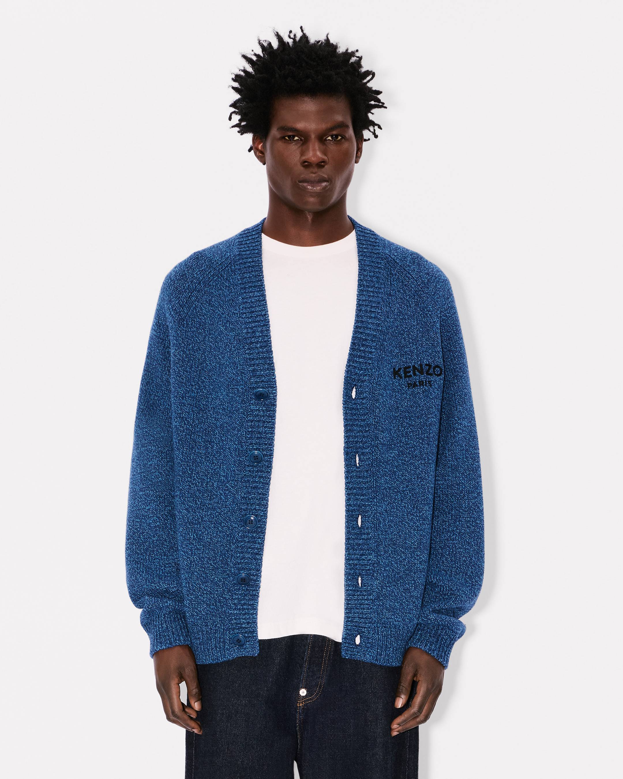Boke Flower' cardigan in cotton wool | Men's | KENZO