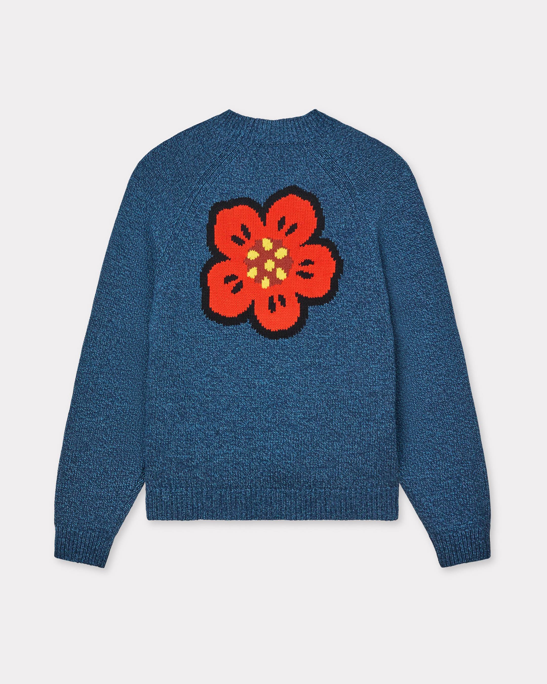トップス KENZO BOKE FLOWER CREST CARDIGAN KENZO Boke Flower Crest Cardigan Beige at CareOfCarl.com