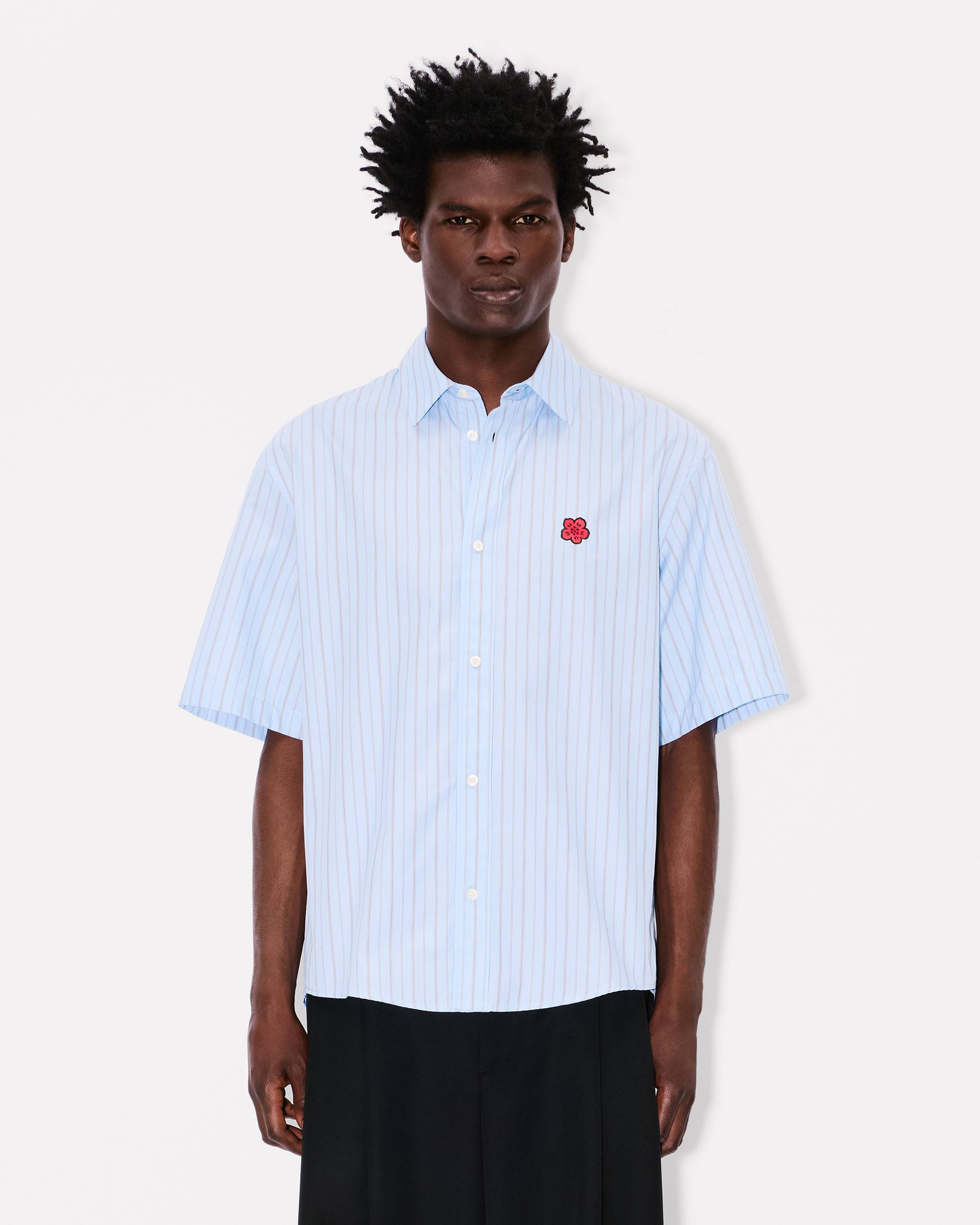 Boke Flower' エンブロイダリー ショートスリーブ シャツ