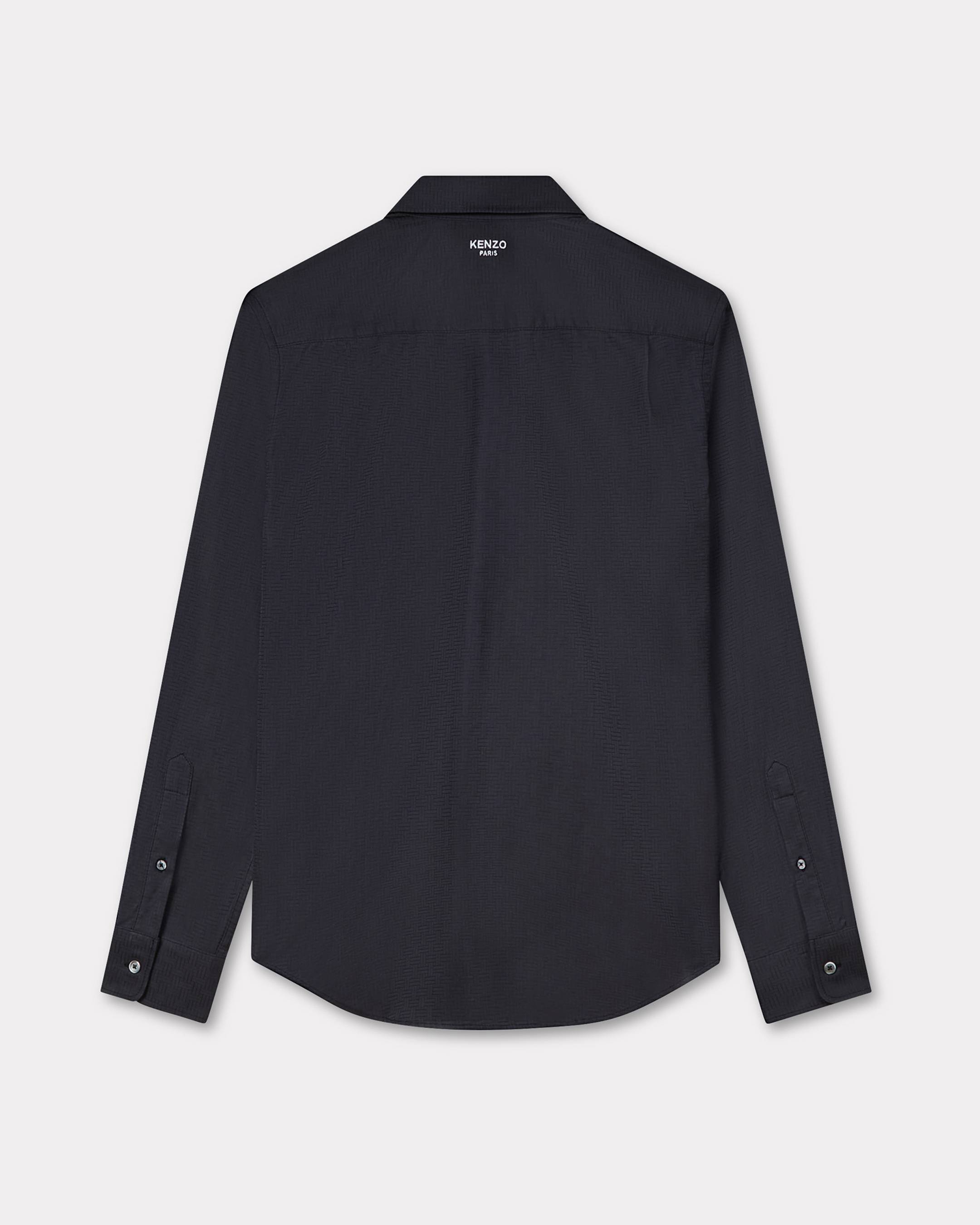 Chemise slim 'KENZO Weave' en jacquard de coton