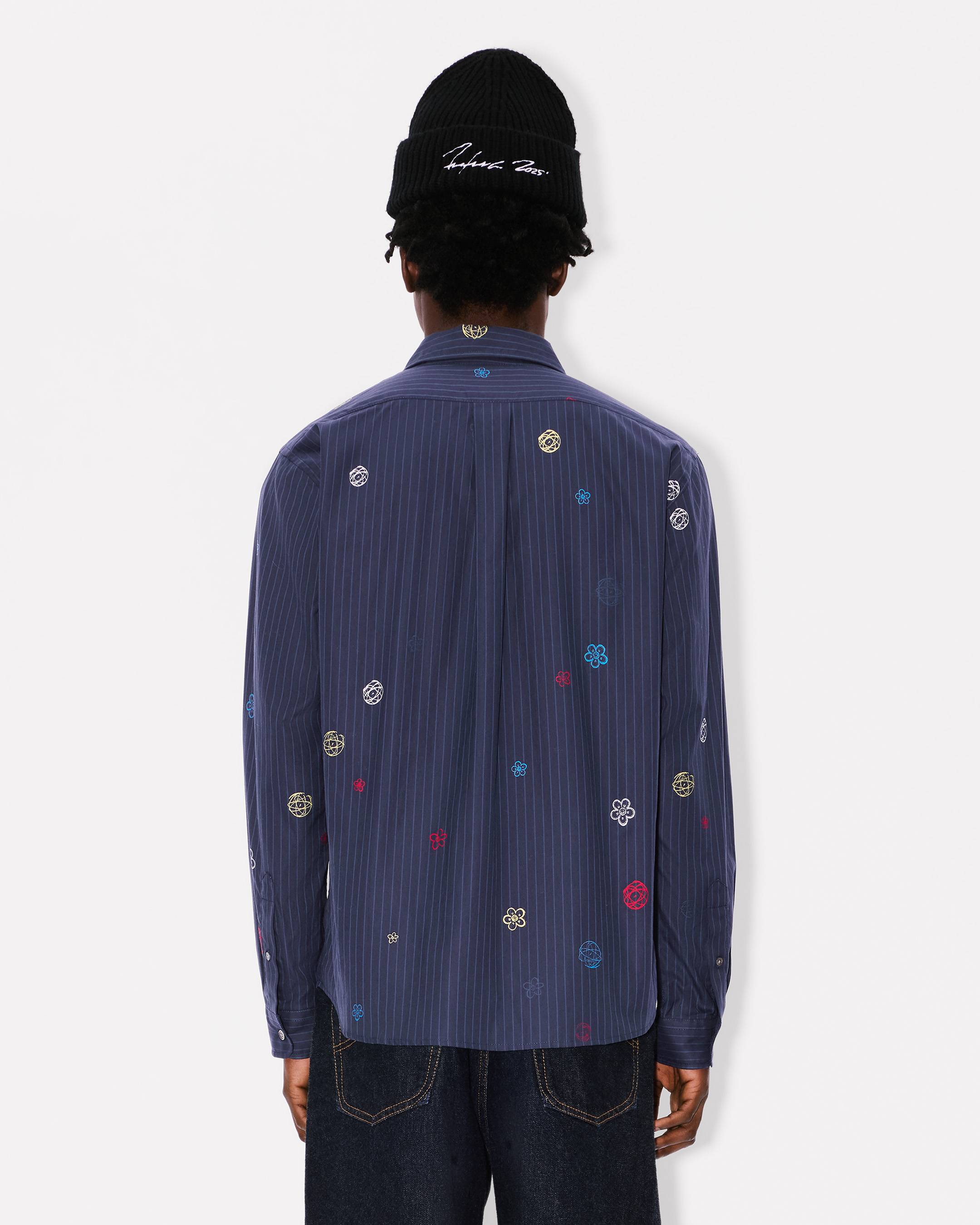 Camisa informal de popelín de algodón bordada 'Kenzo x Futura 2000'